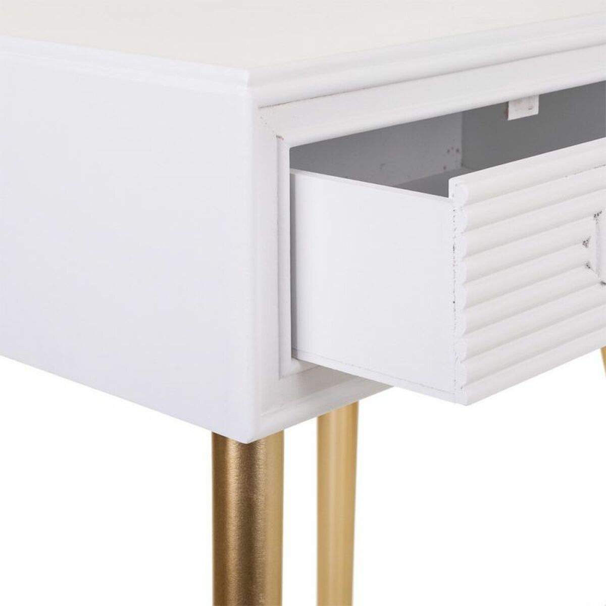 Nattduksbord Alexandra House Living Gyllene 39 x 67 x 47 cm - 6