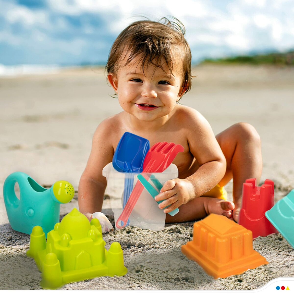 Strandleksaker set Colorbaby Ø 18 cm - 3
