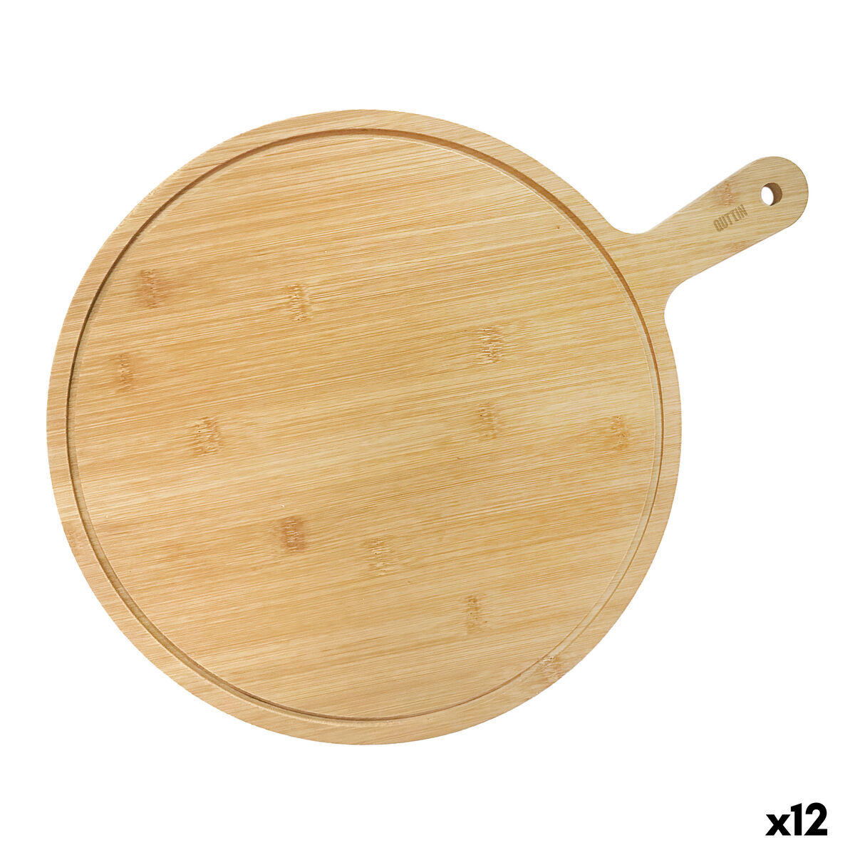 Skärbräda Quttin Brun 33 x 43 x 1 cm Pizza (12 antal)