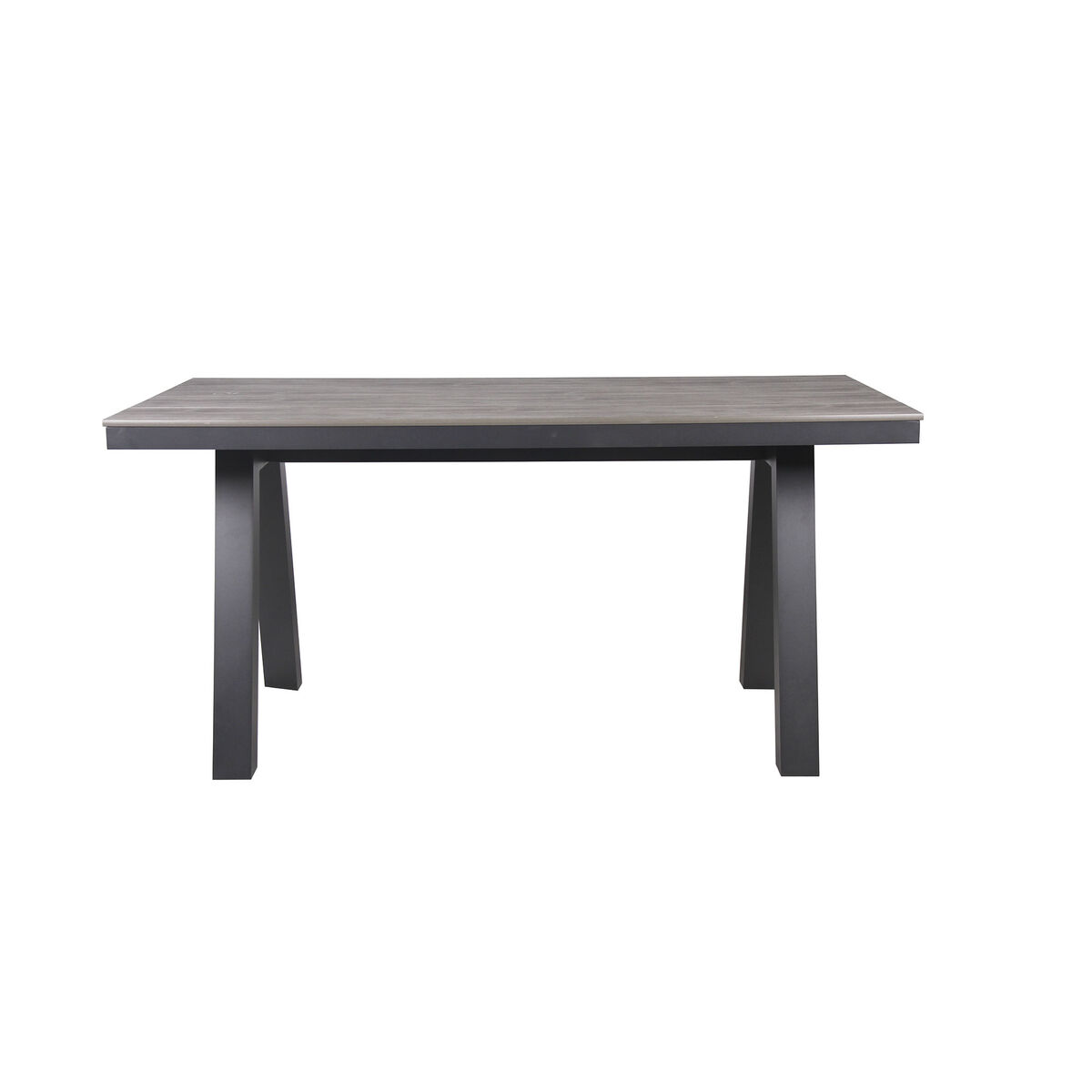 Matsalsbord Home ESPRIT Grå Aluminium polystyren 160 x 90 x 77 cm - 2