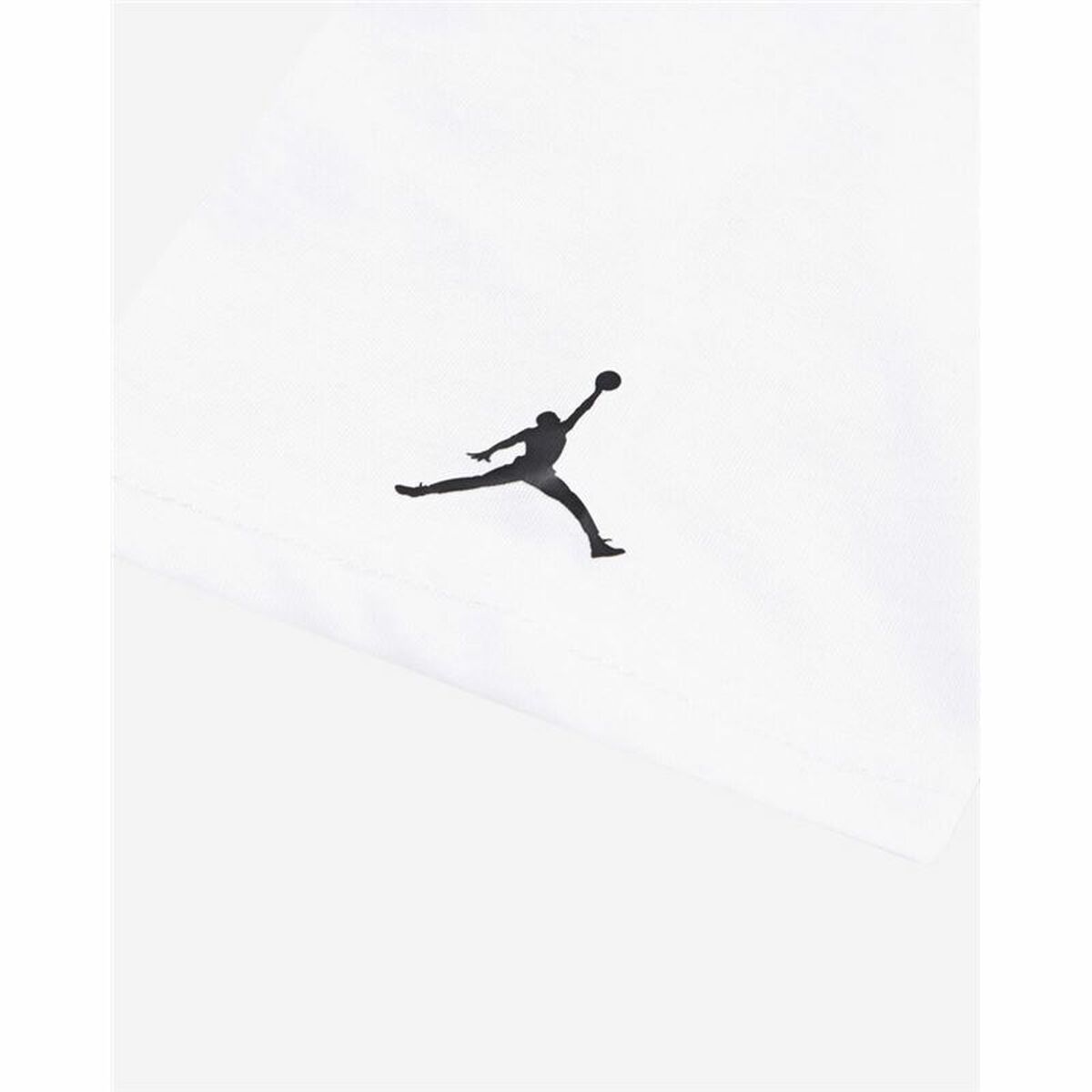 T-shirt med kortärm Barn Jordan Jdb Mj Brand Photo Ss Crew Vit - 3