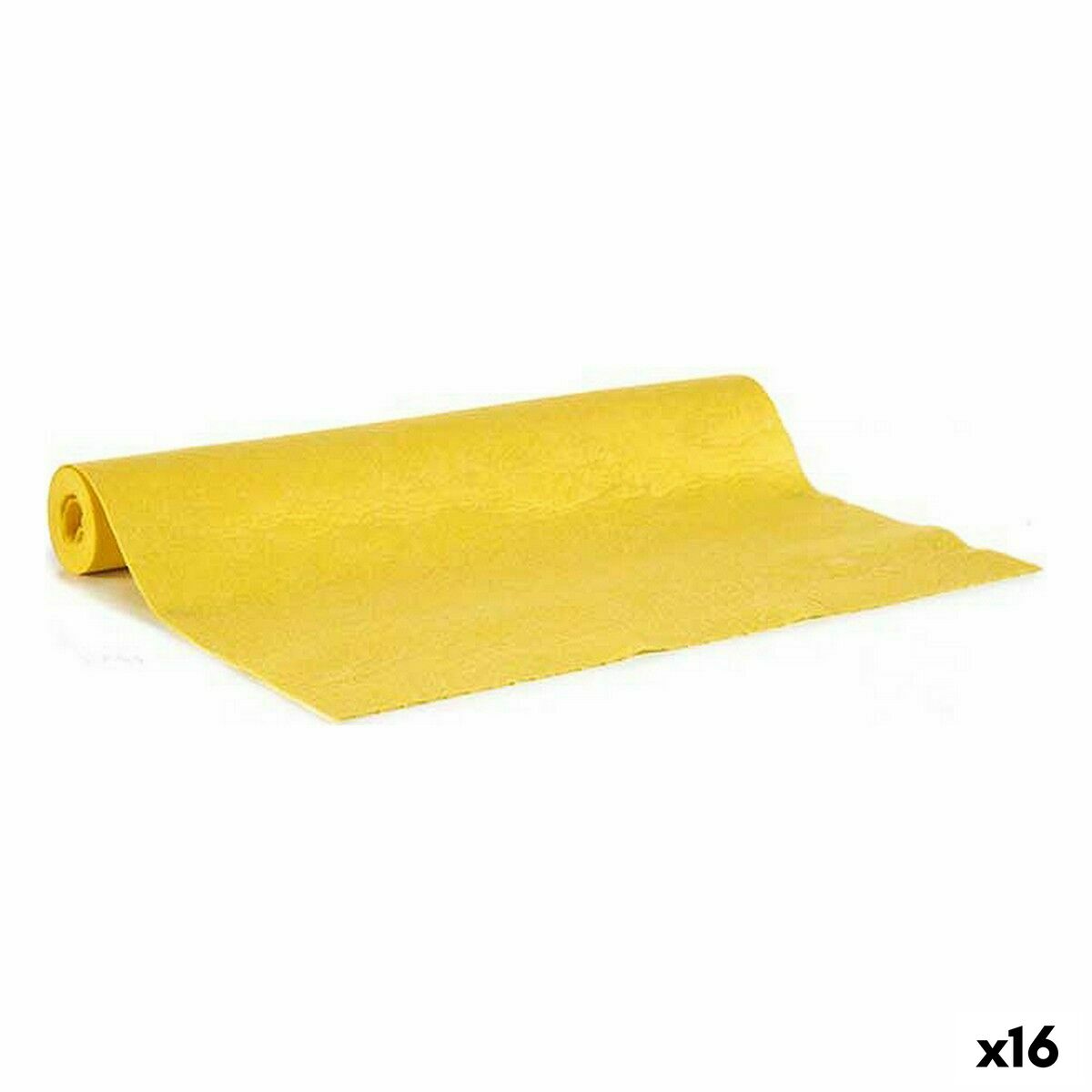 Rengöringstrasor Gul 2 m 5,5 x 5,5 x 37 cm Mjukt Rulle (16 antal) - 3