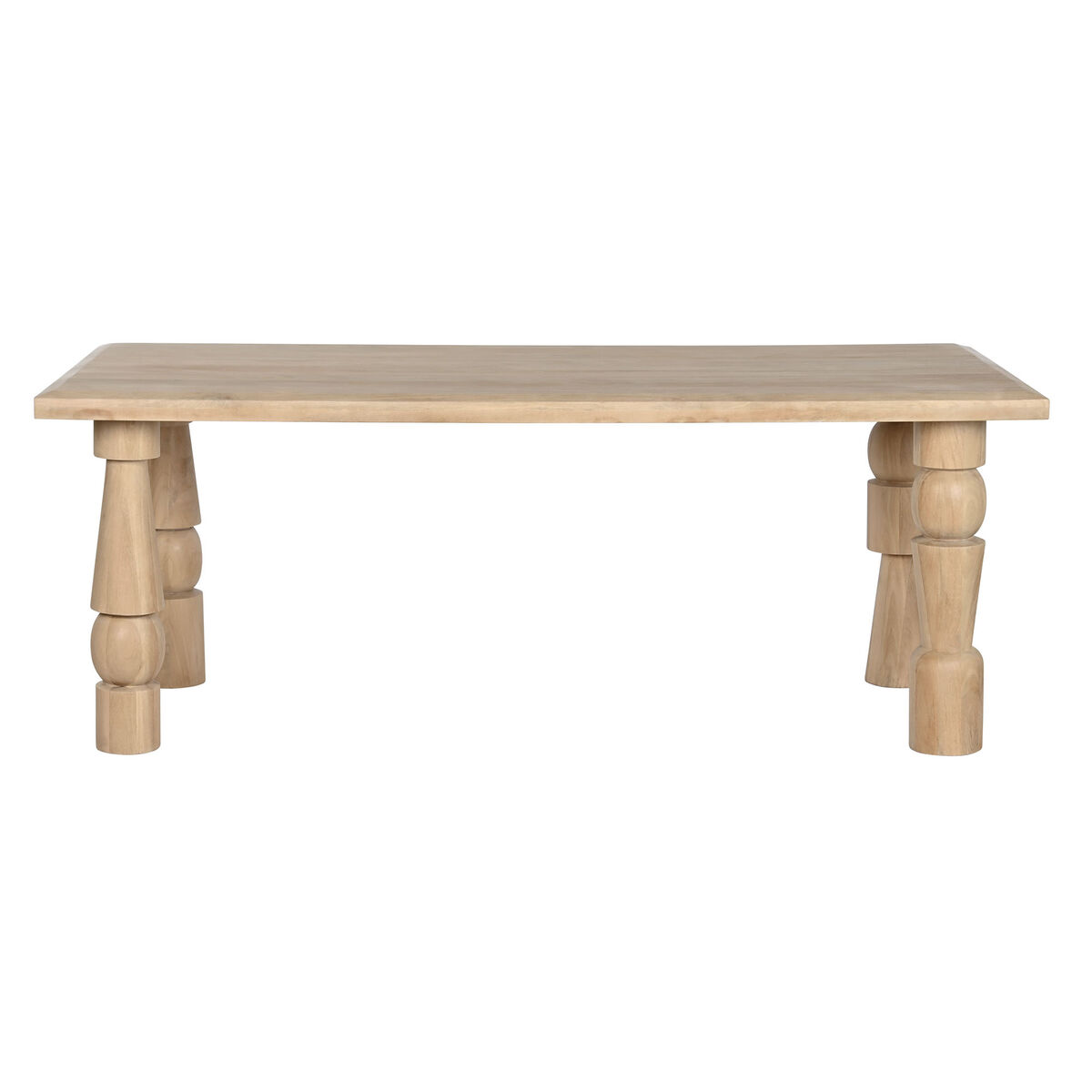 Matsalsbord Home ESPRIT Naturell Mangoträ 200 x 90 x 76 cm - 7