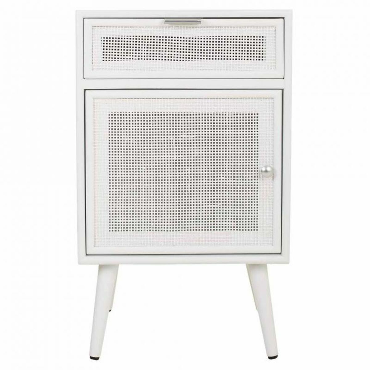 Nattduksbord Alexandra House Living Vit 36 x 71 x 42 cm - 3