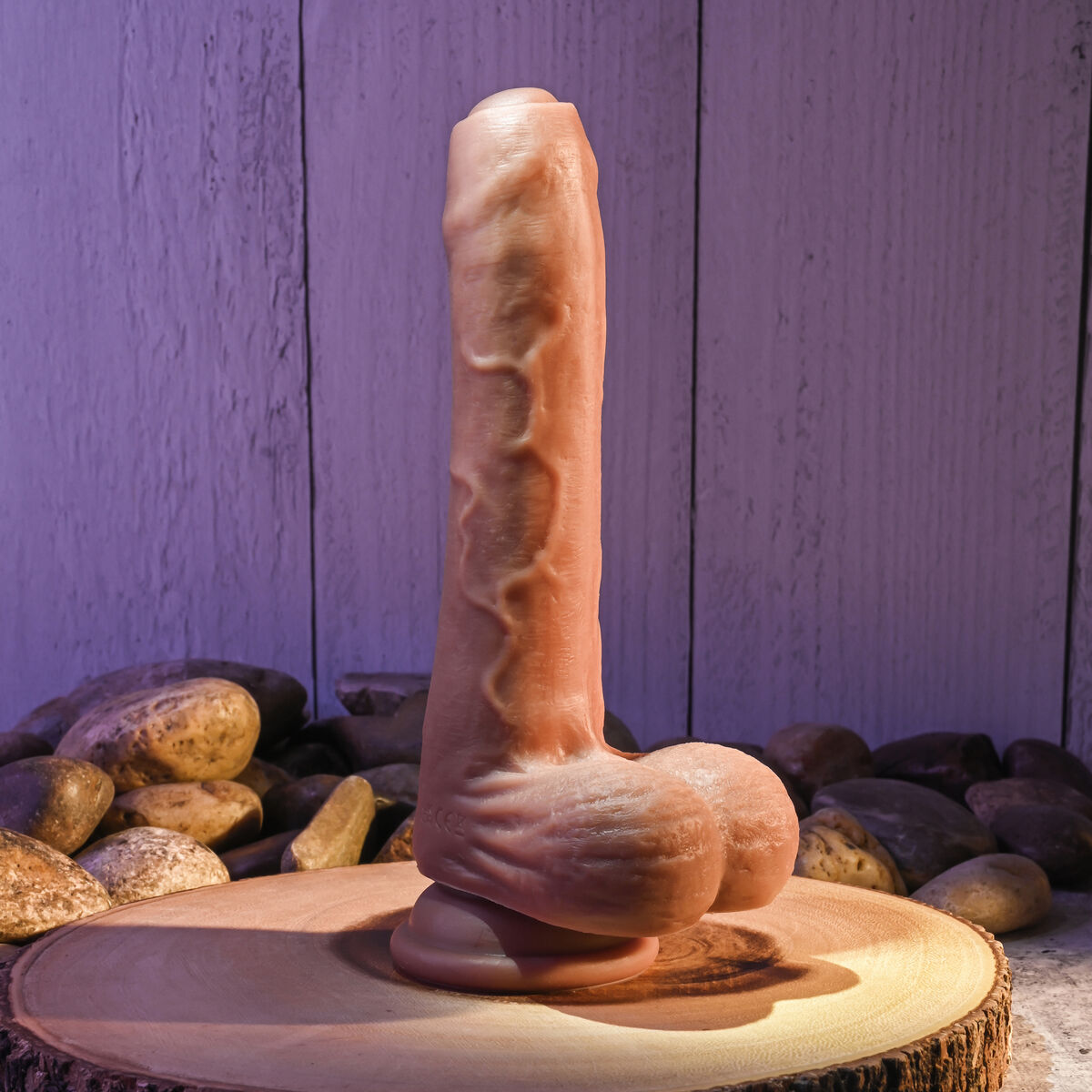 Realistisk dildo Evolved Silikon ABS Ø 3,6 cm (14,6 cm) - 7
