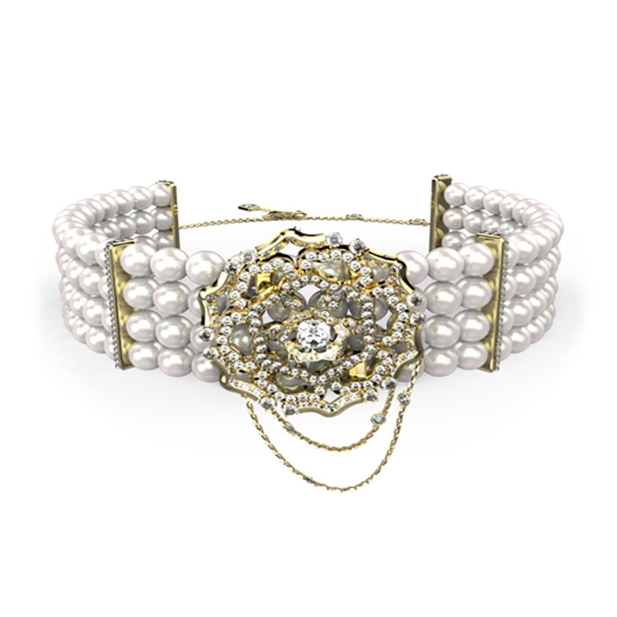 Damarmband Guess JUBN04542JWYGT-U Silvrig