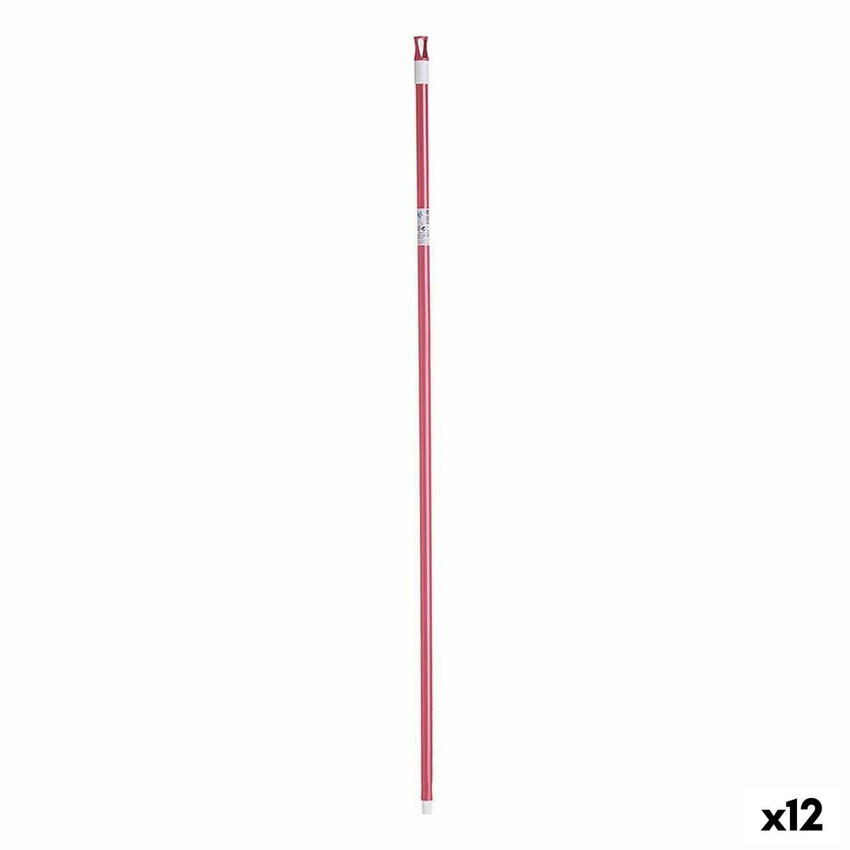 Sopborstskaft Rosa Metall 2,3 x 130 x 2,3 cm (12 antal)