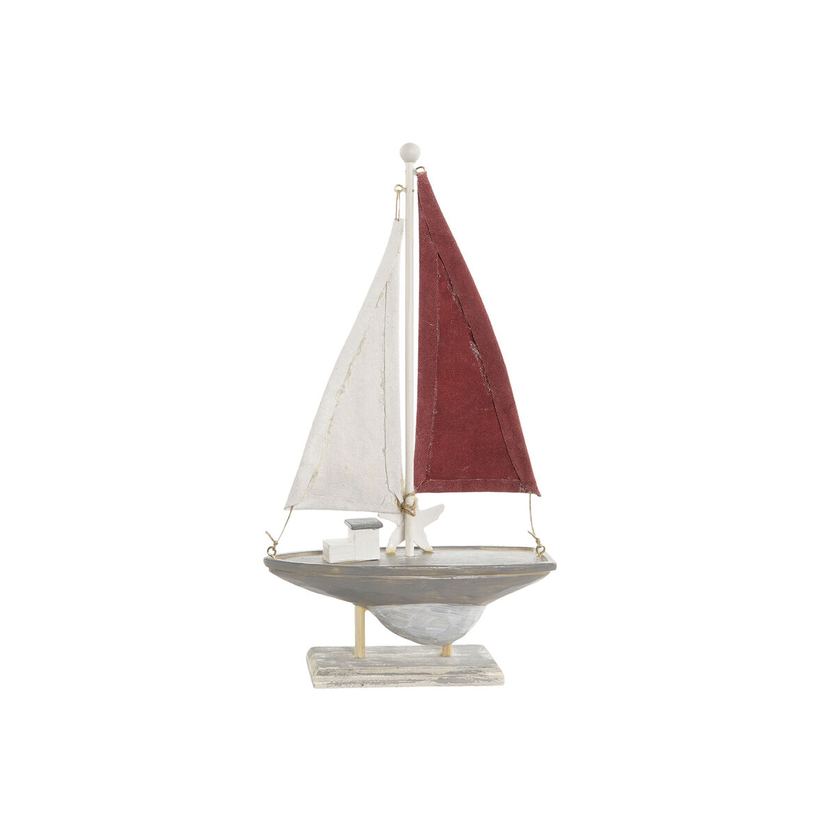 Prydnadsfigur Home ESPRIT Blå Röd Multicolour Tårtmakare 13,5 x 5 x 25 cm (2 antal) - 2