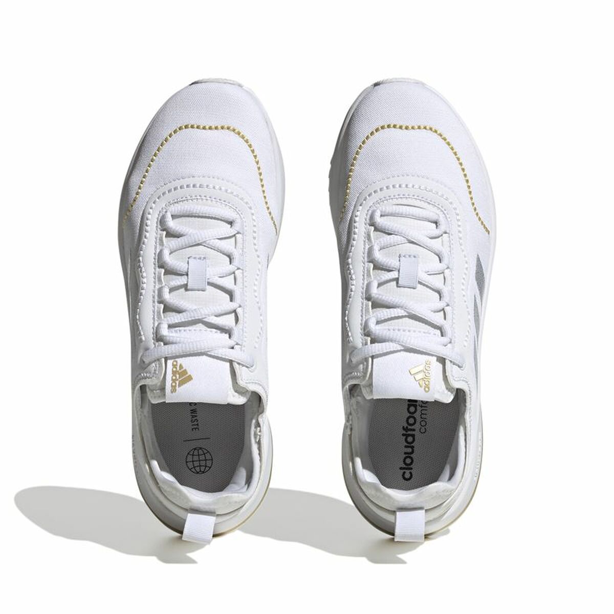 Gymnastiksko, Dam Adidas Fukasa Run Vit - 4