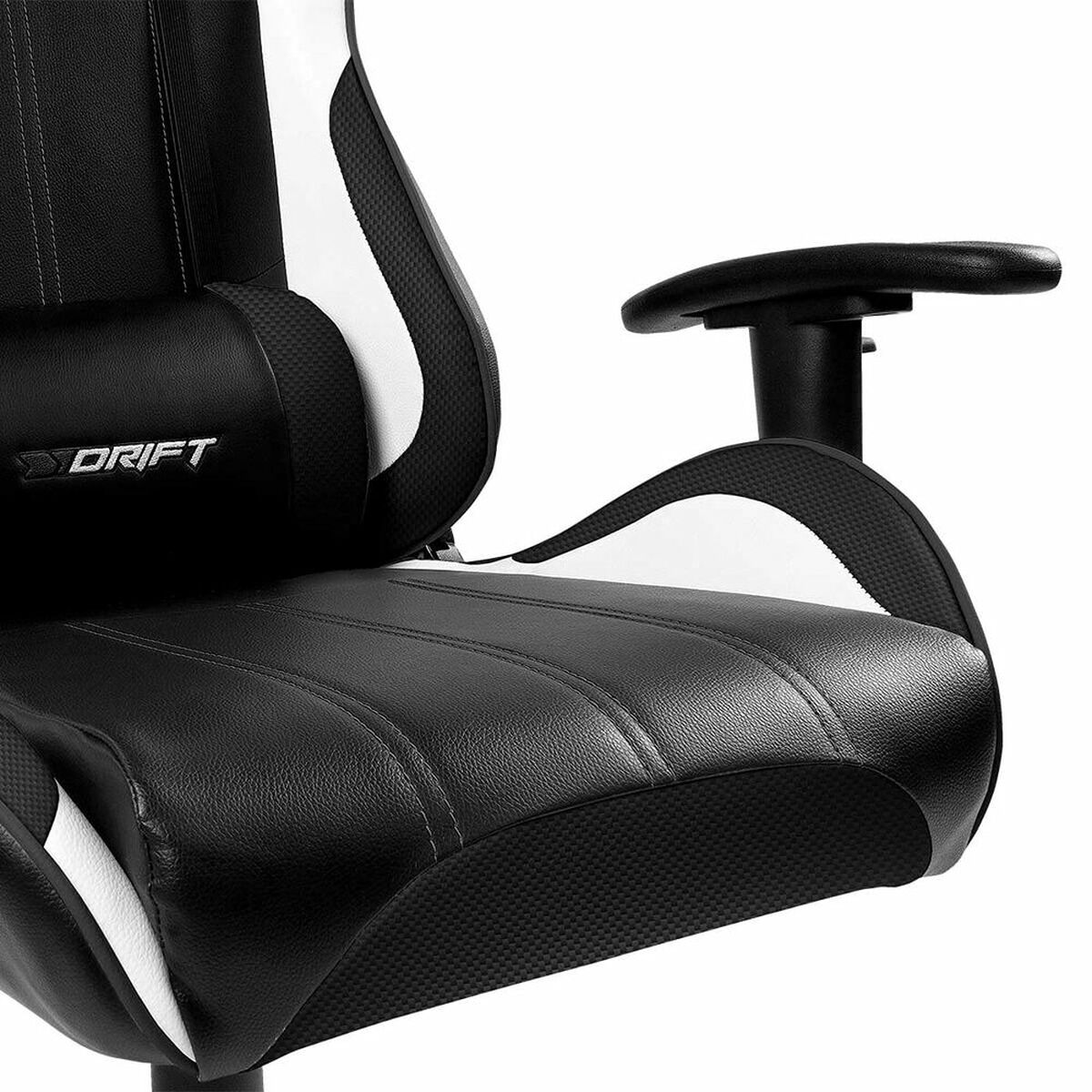Spelstol DRIFT DR175CARBON Vit Svart - 6