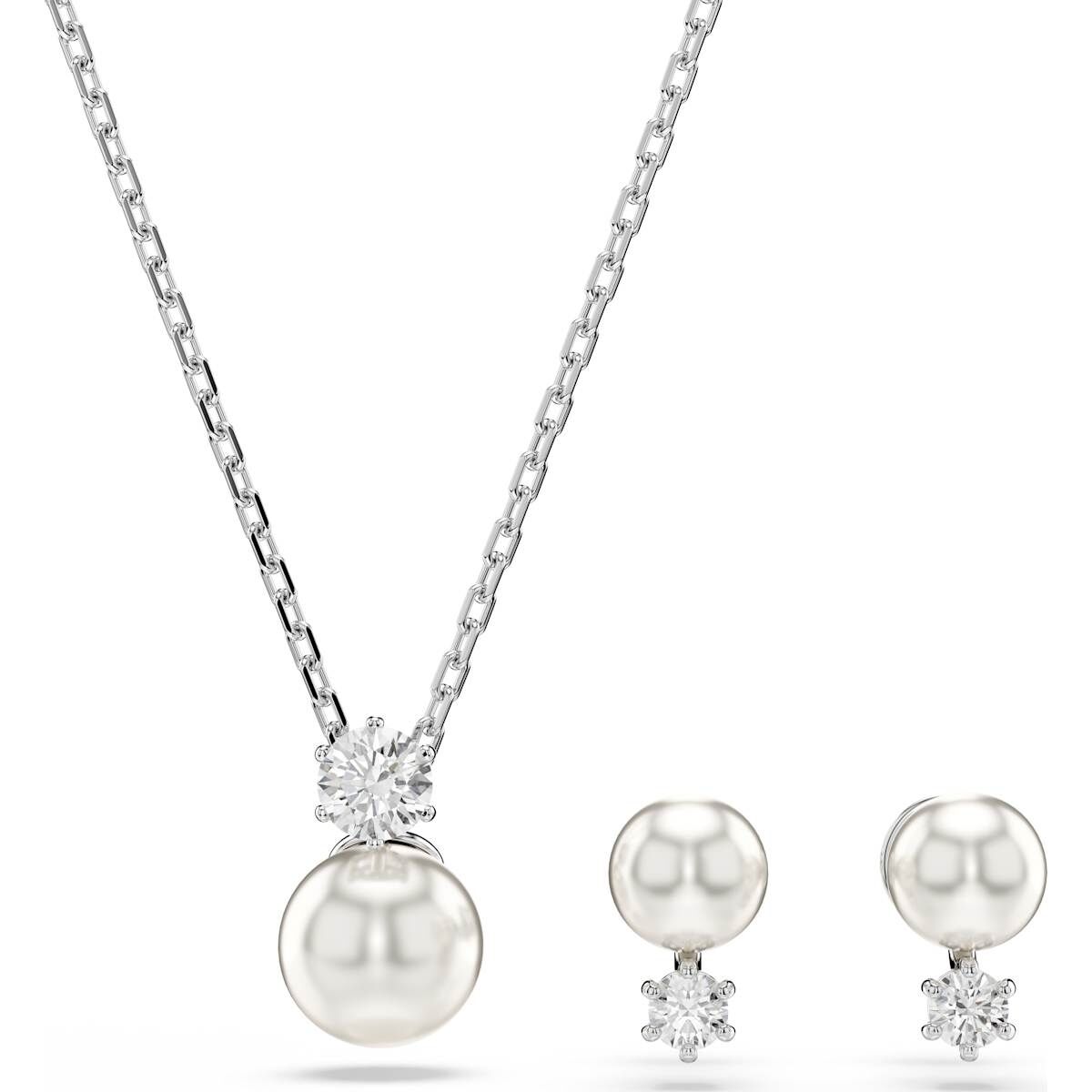 Dam: Halsband och matchande örhängesset Swarovski 5689624