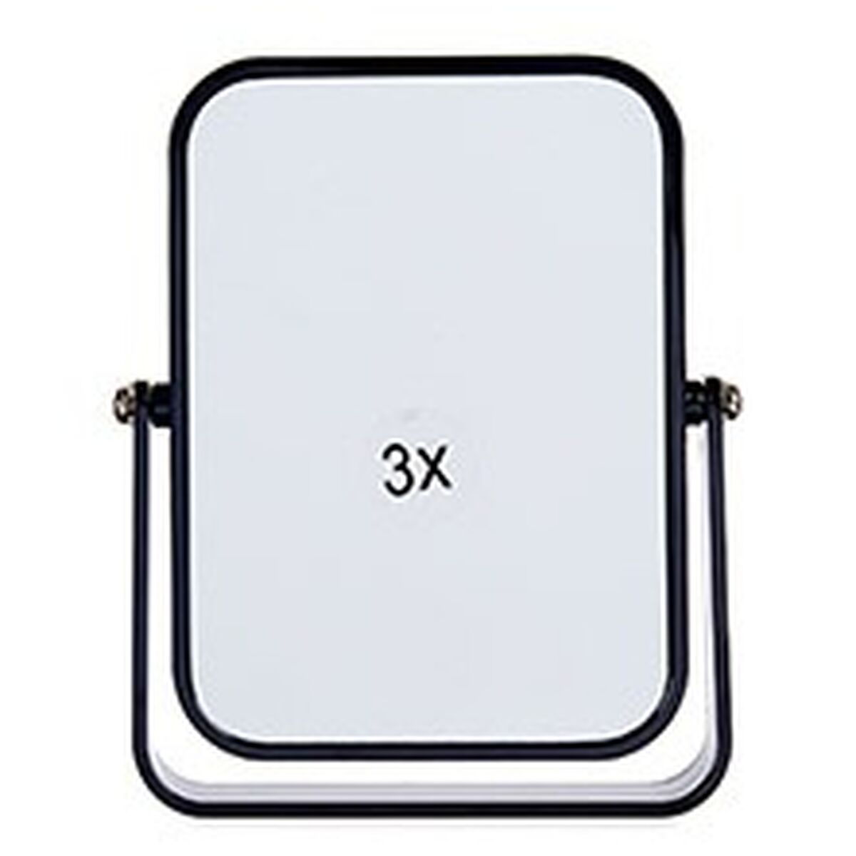 Förstorande Spegel Svart Glas Plast 2,5 x 19,5 x 16 cm (6 antal) - 5