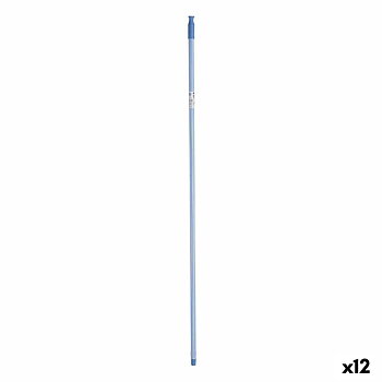 Sopborstskaft Blå Metall 2,3 x 130 x 2,3 cm Ränder (12 antal)