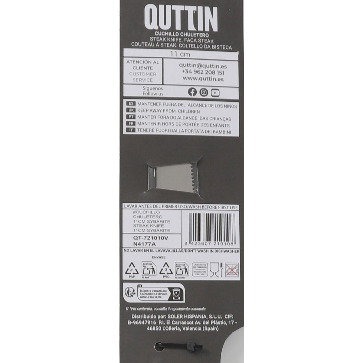 Kotlettkniv Quttin Sybarite 11 cm (24 antal) - 5