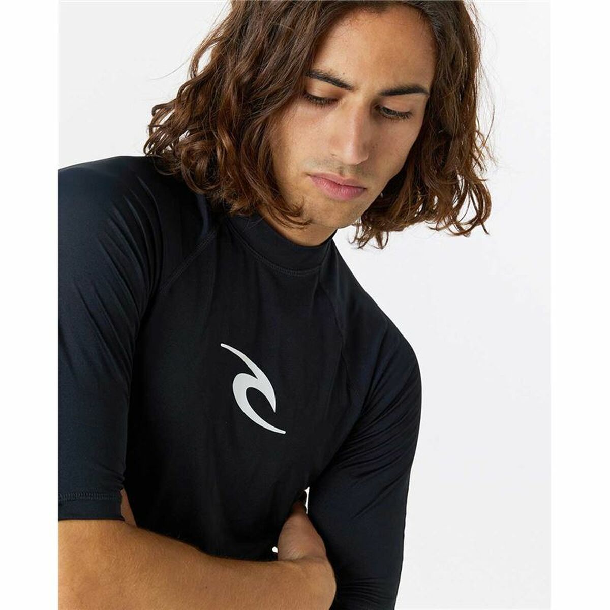 T-shirt med kortärm Herr Rip Curl Waves pf Svart - 3