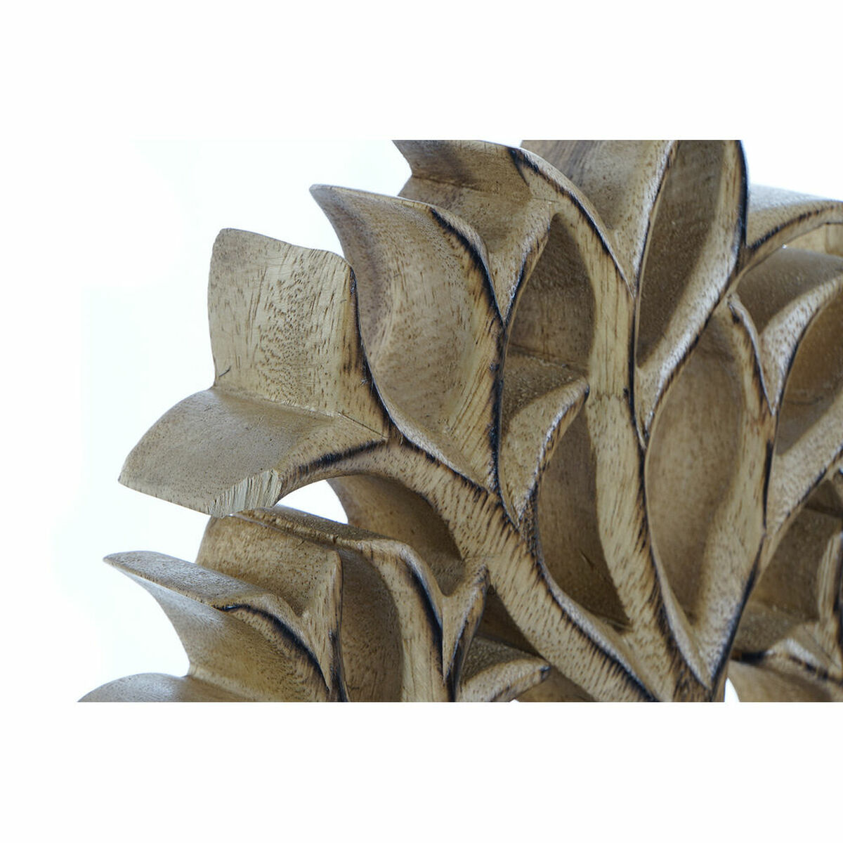 Prydnadsfigur DKD Home Decor 25 x 4 x 30 cm Naturell Träd (1 antal) - 3