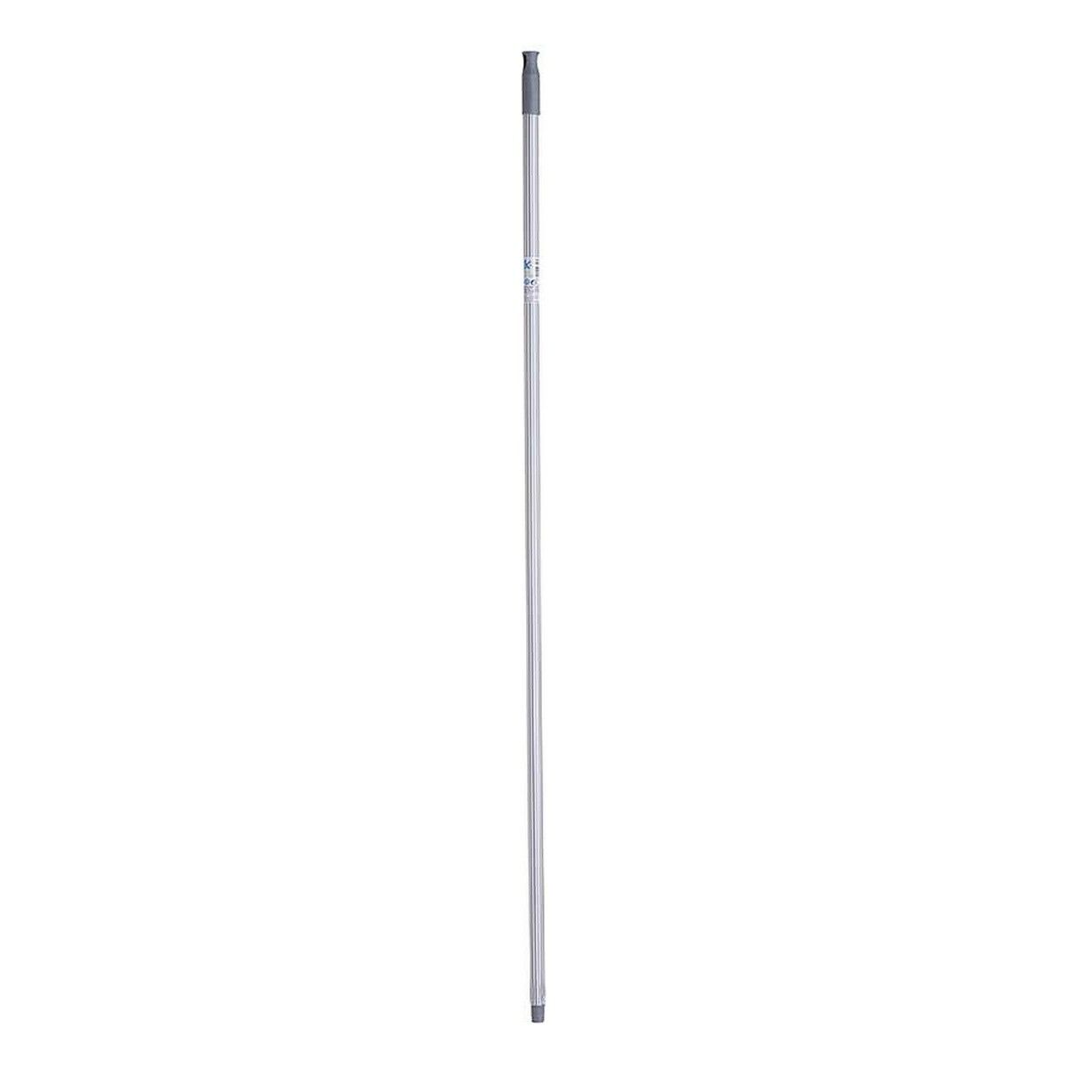 Sopborstskaft Grå Metall 2,3 x 130 x 2,3 cm Ränder (12 antal) - 4