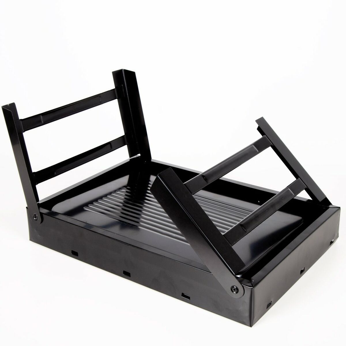 Bärbar Grill Aktive Rektangulär Svart 50 x 23 x 30 cm (2 antal) - 2