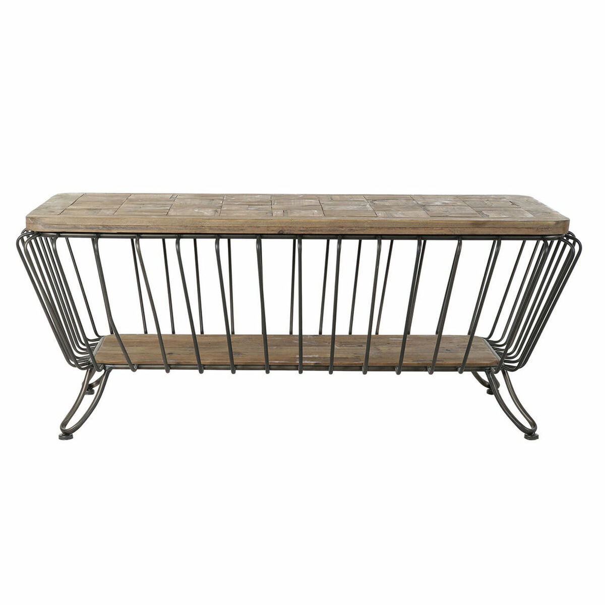 Soffbord DKD Home Decor Metall Furu (125 x 64 x 51 cm) - 5