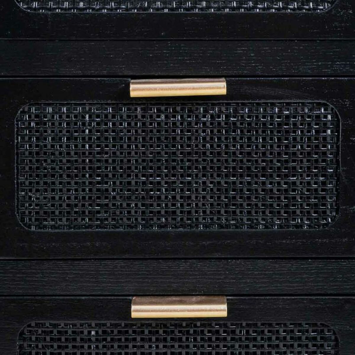 Nattduksbord Alexandra House Living Svart Gyllene 35 x 72 x 50 cm - 6