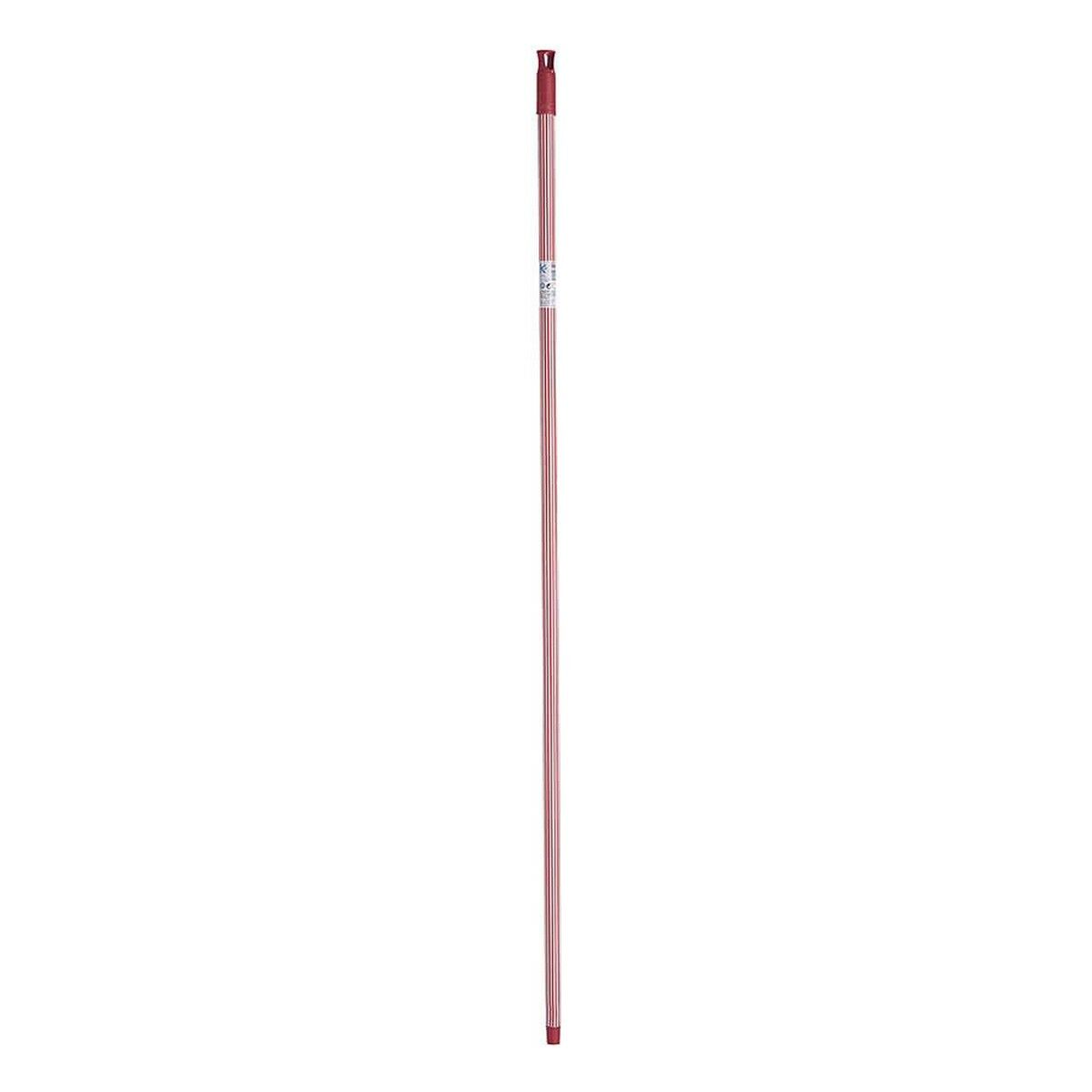 Sopborstskaft Röd Metall 2,3 x 130 x 2,3 cm Ränder (12 antal) - 2