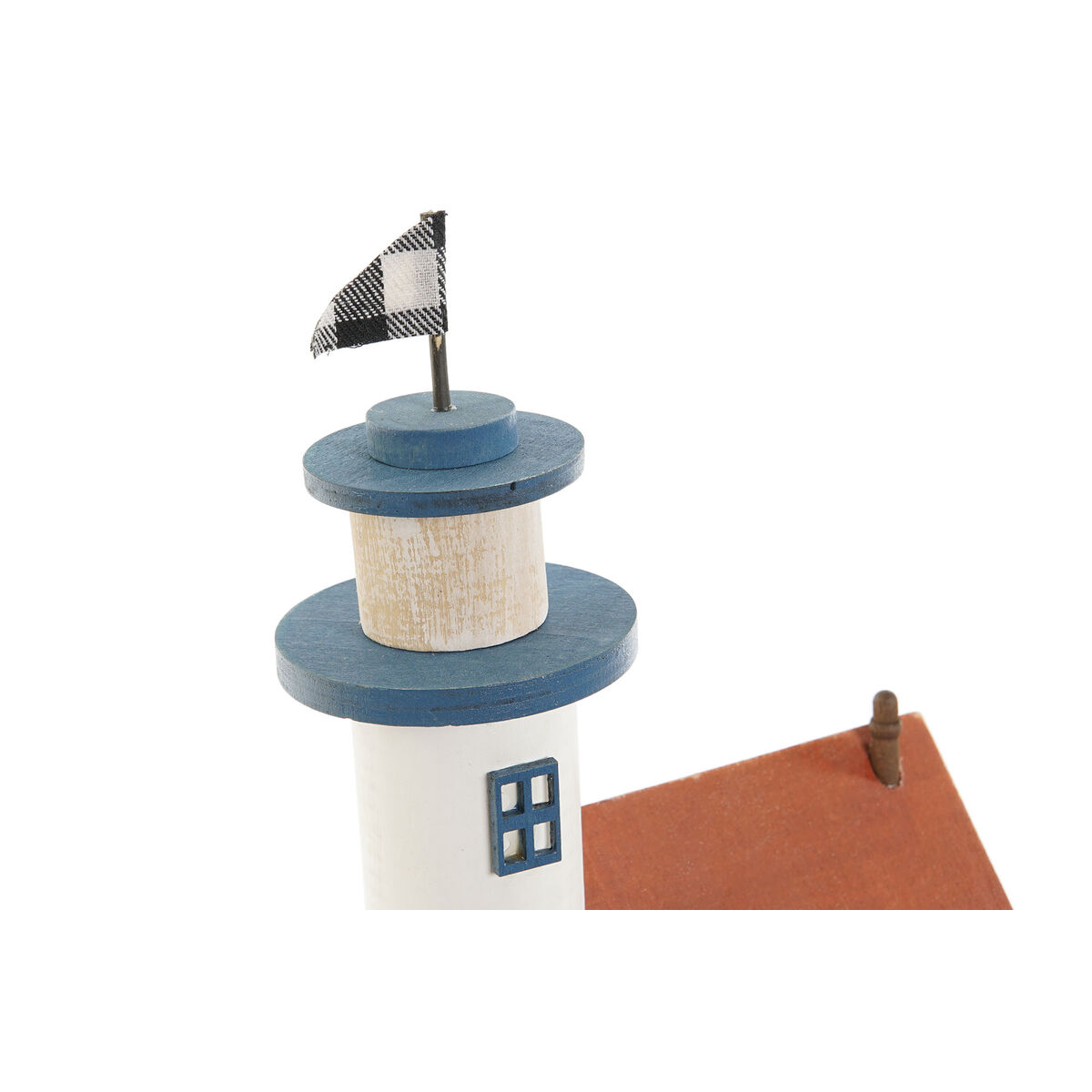 Prydnadsfigur Home ESPRIT Blå Röd Multicolour 17 x 8,5 x 30 cm (2 antal)