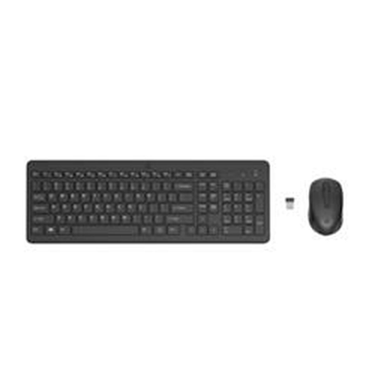 Tangentbord och Mus HP 2V9E6AA Svart QWERTY - 2