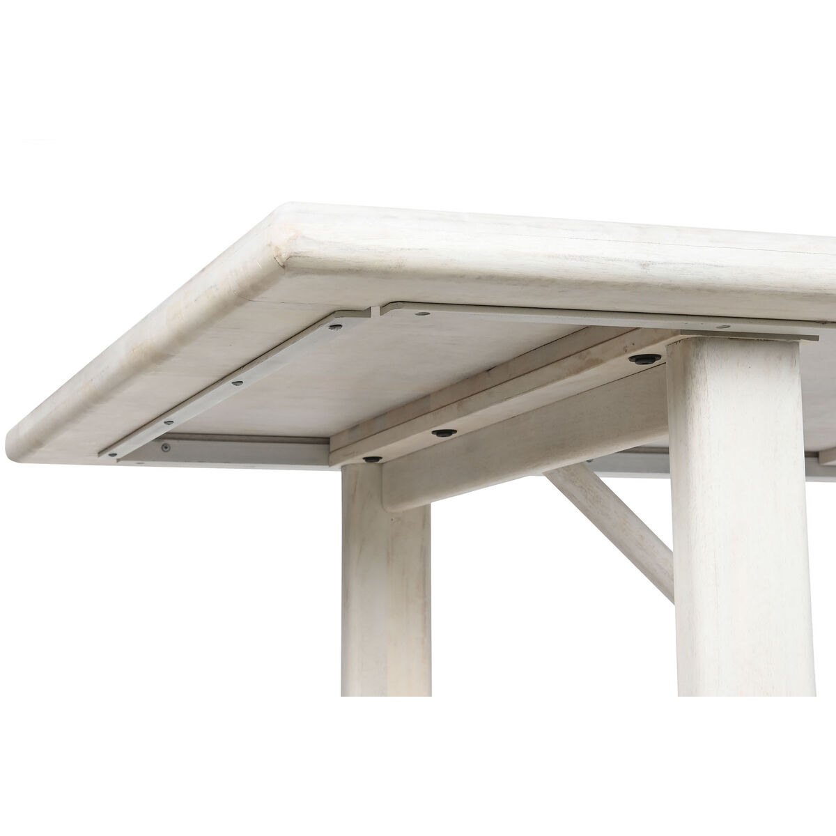 Matsalsbord Home ESPRIT Vit Mangoträ 213,4 x 96,5 x 76,2 cm - 5