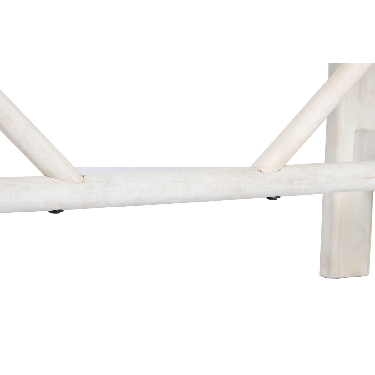 Matsalsbord Home ESPRIT Vit Mangoträ 213,4 x 96,5 x 76,2 cm - 4