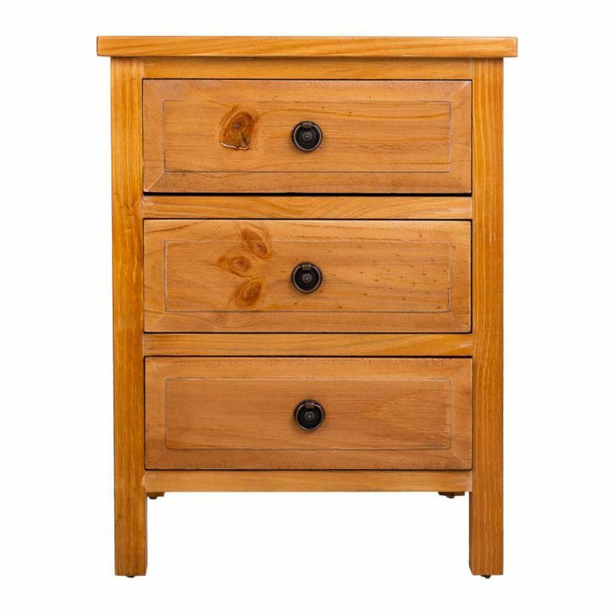 Nattduksbord Alexandra House Living Brun 62 x 37 x 47 cm - 2