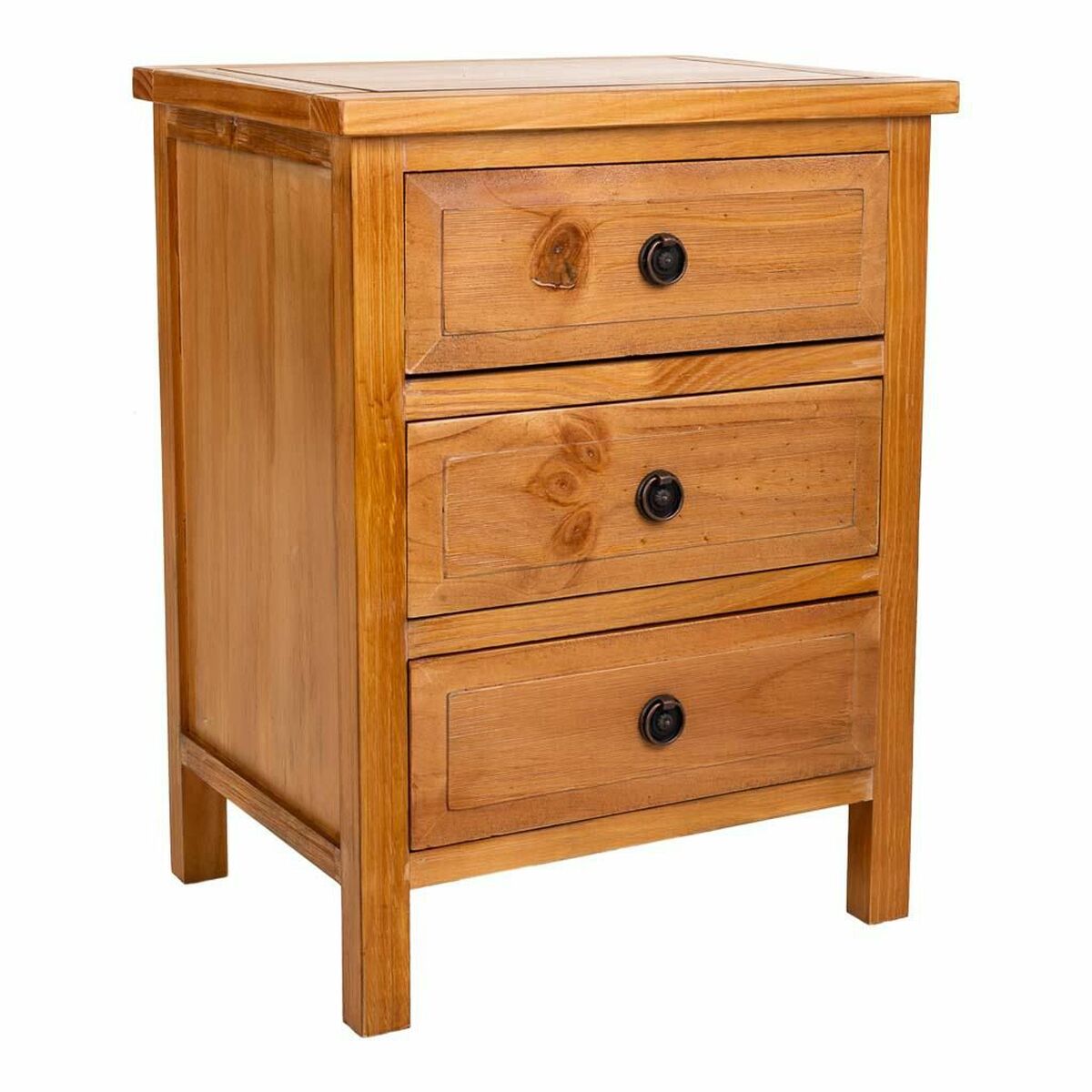 Nattduksbord Alexandra House Living Brun 62 x 37 x 47 cm