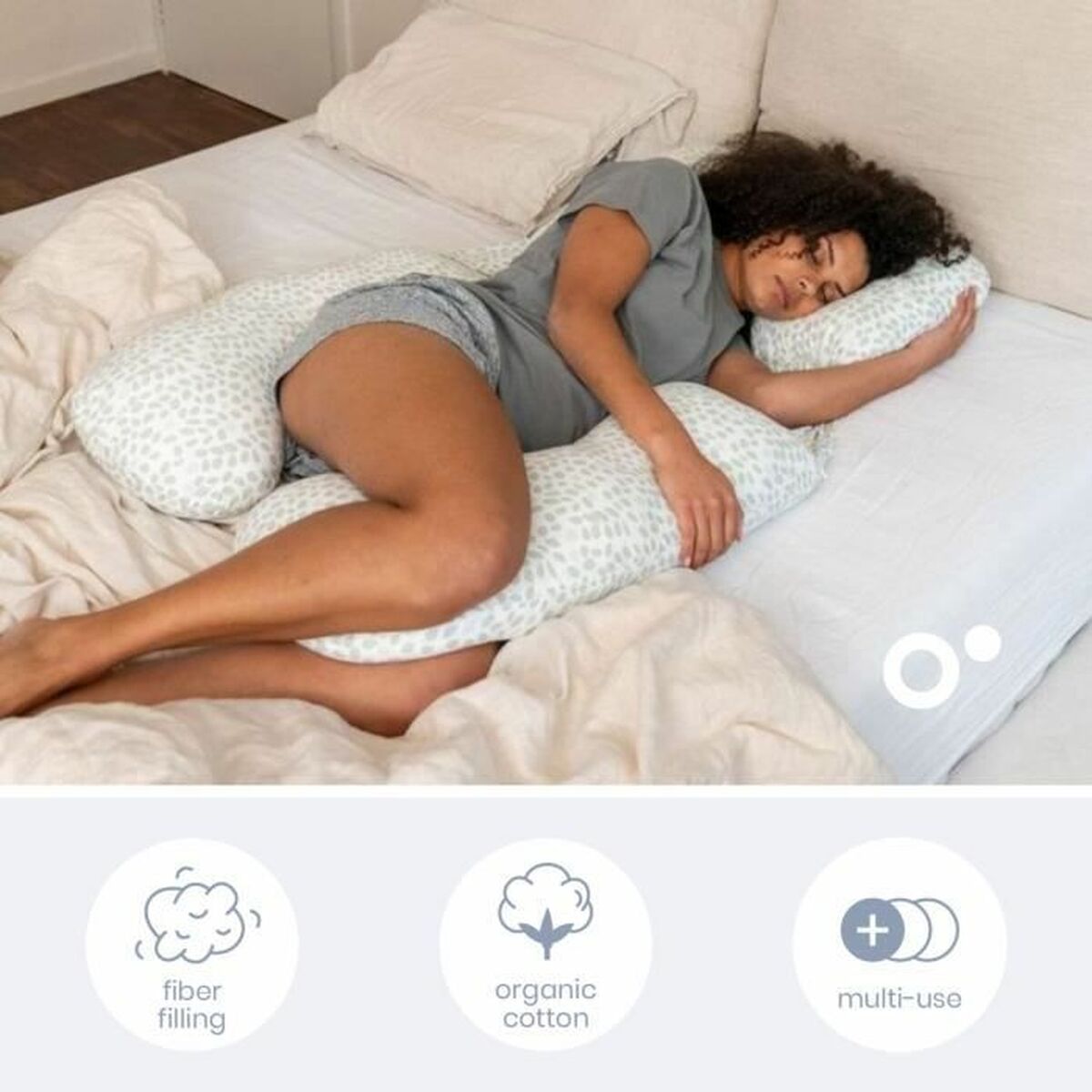 Breastfeeding Cushion Doomoo Grön XXL (2 antal) - 4