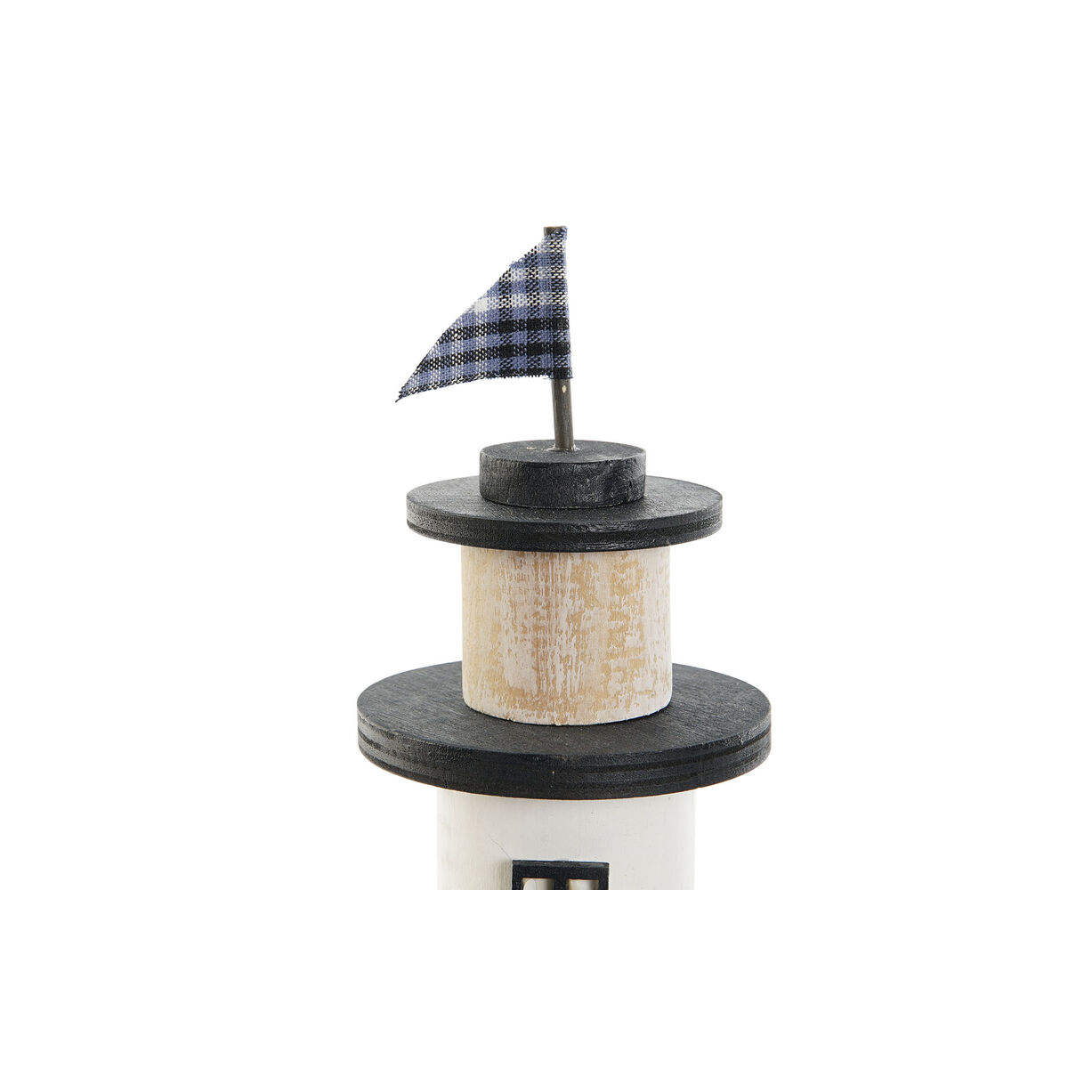 Prydnadsfigur Home ESPRIT Blå Marinblå 17 x 8,5 x 30 cm (2 antal) - 4