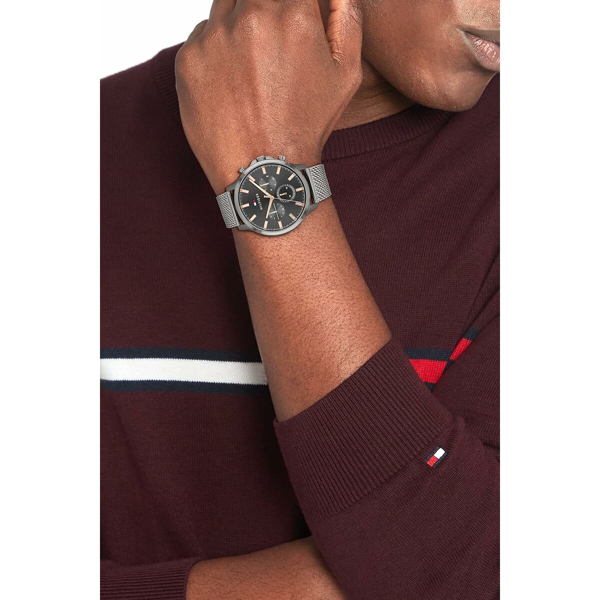 Herrklocka Tommy Hilfiger 1683475 Grå - 4