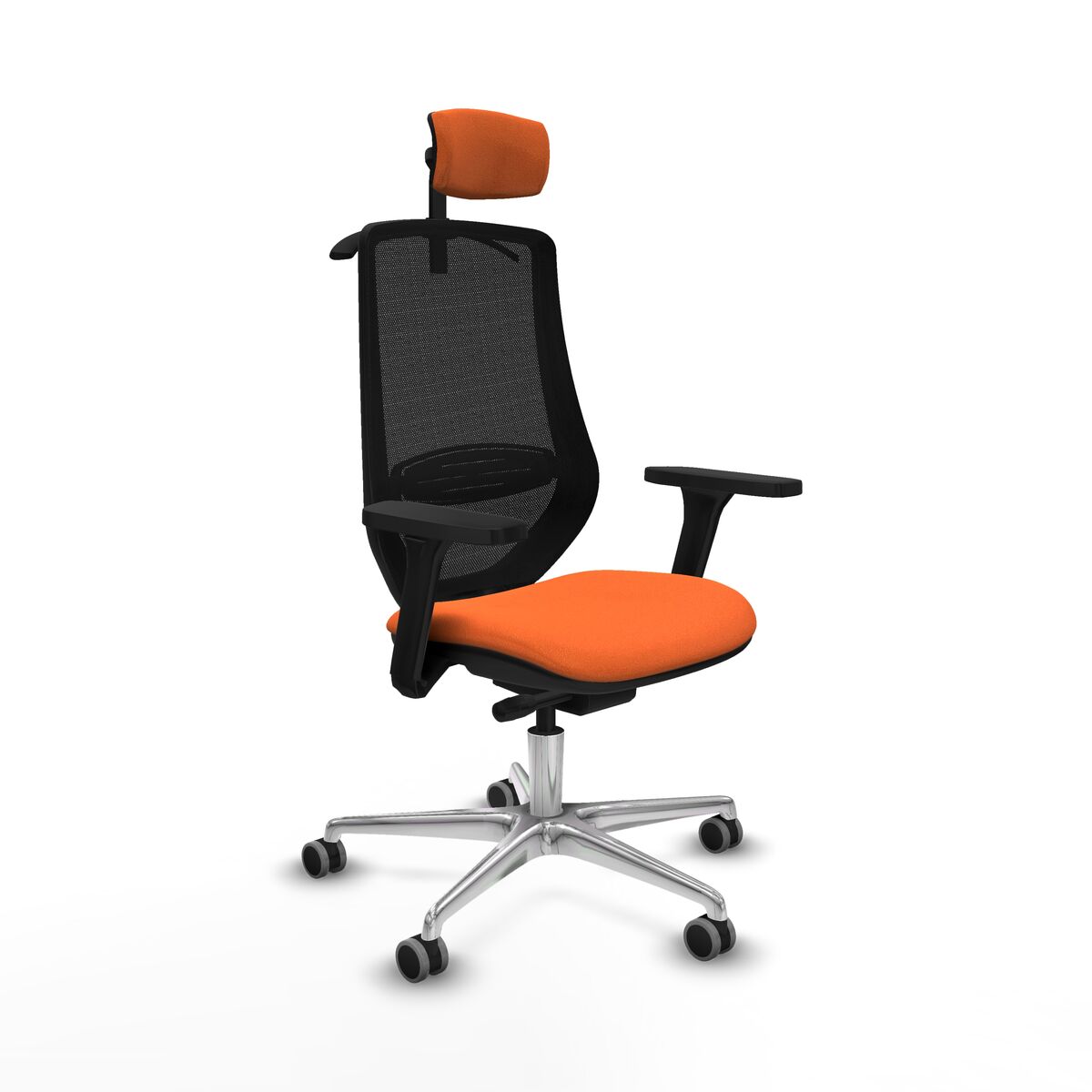 Kontorsstol med nackstöd Mardos traslack bali Piqueras y Crespo D086G2H Orange