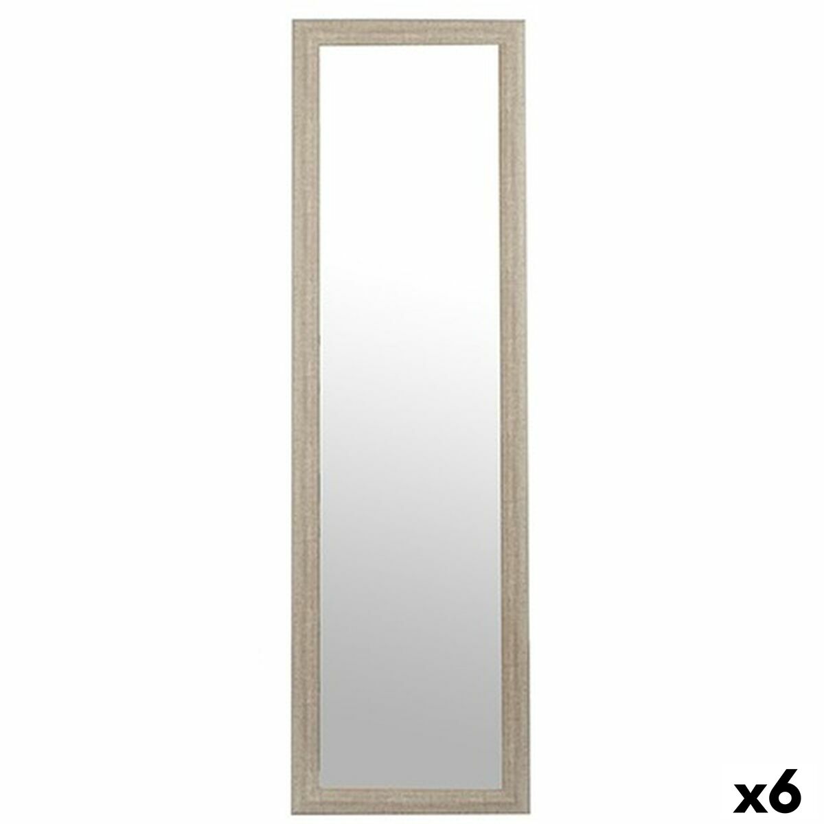 Speglar Grå Trä Glas 38,3 x 3 x 135 cm (6 antal) - 5