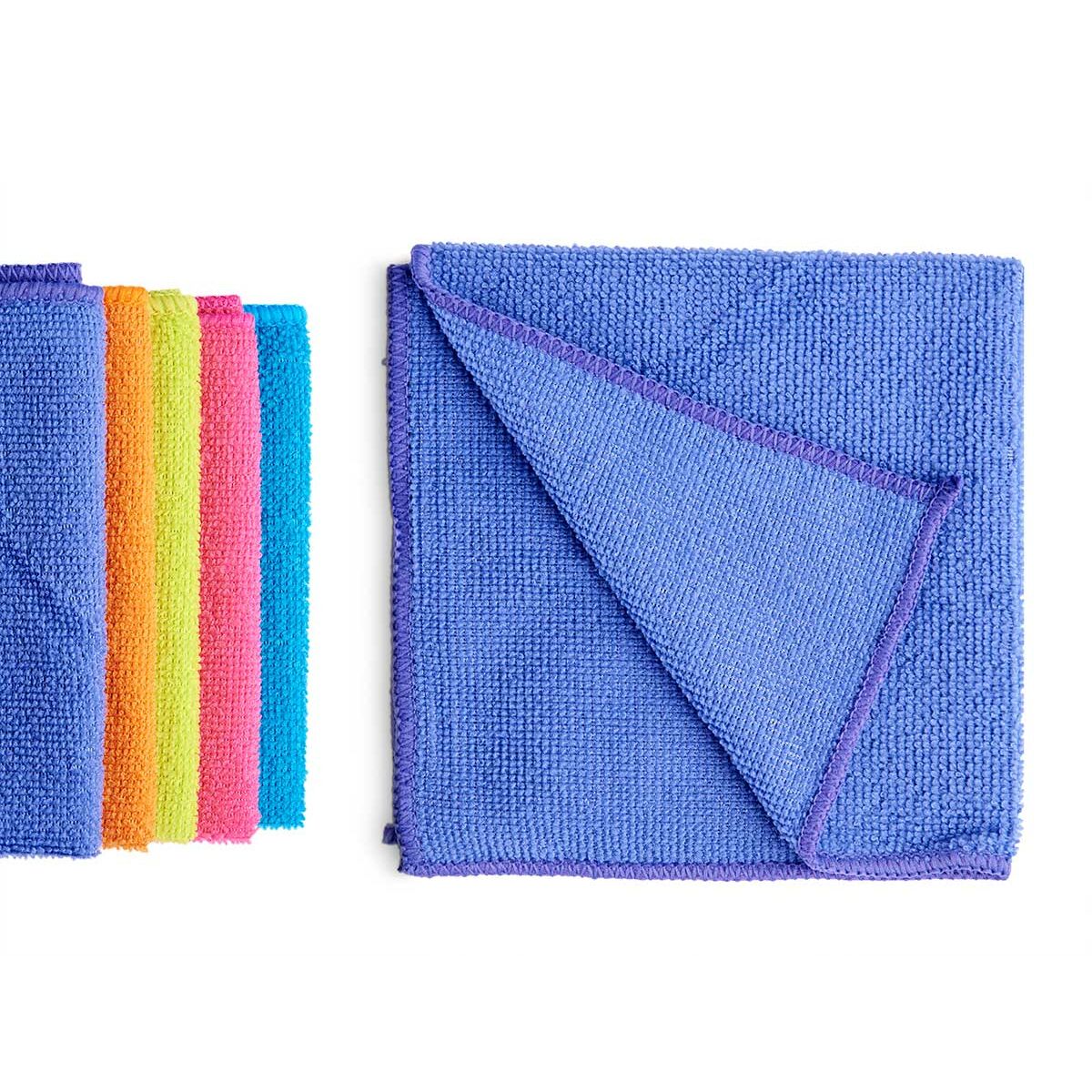 Rengöringstrasor Multicolour 30 x 30 x 0,02 cm 15,5 x 31,5 x 2,5 cm (12 antal) - 6