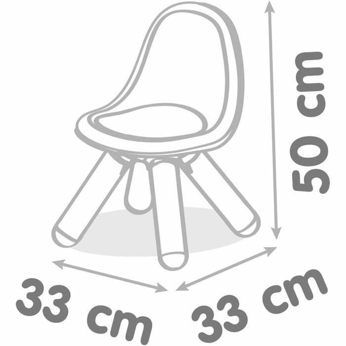 Stol Smoby Grön - 4