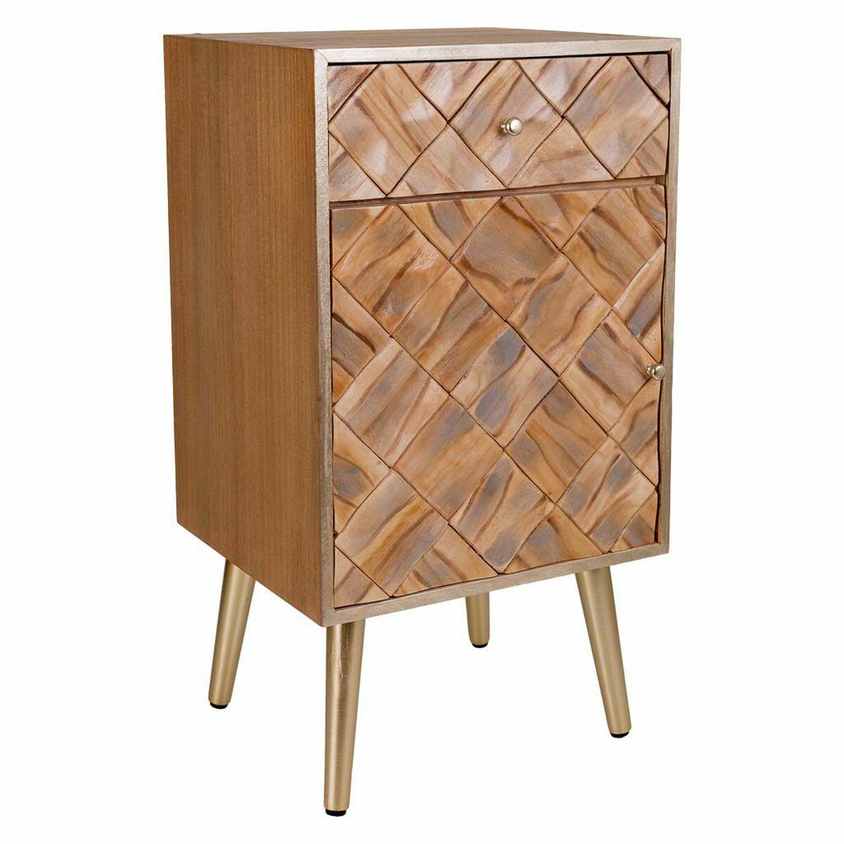 Nattduksbord Alexandra House Living Brun 35 x 71 x 40 cm
