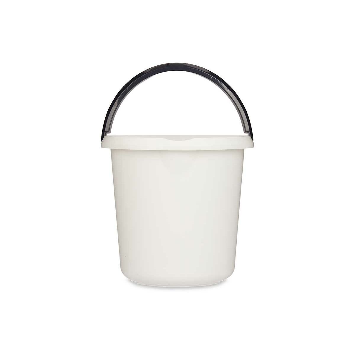 Spann med handtag Vit Antracitgrå 10 L 30 x 28,5 x 30 cm (18 antal) - 5