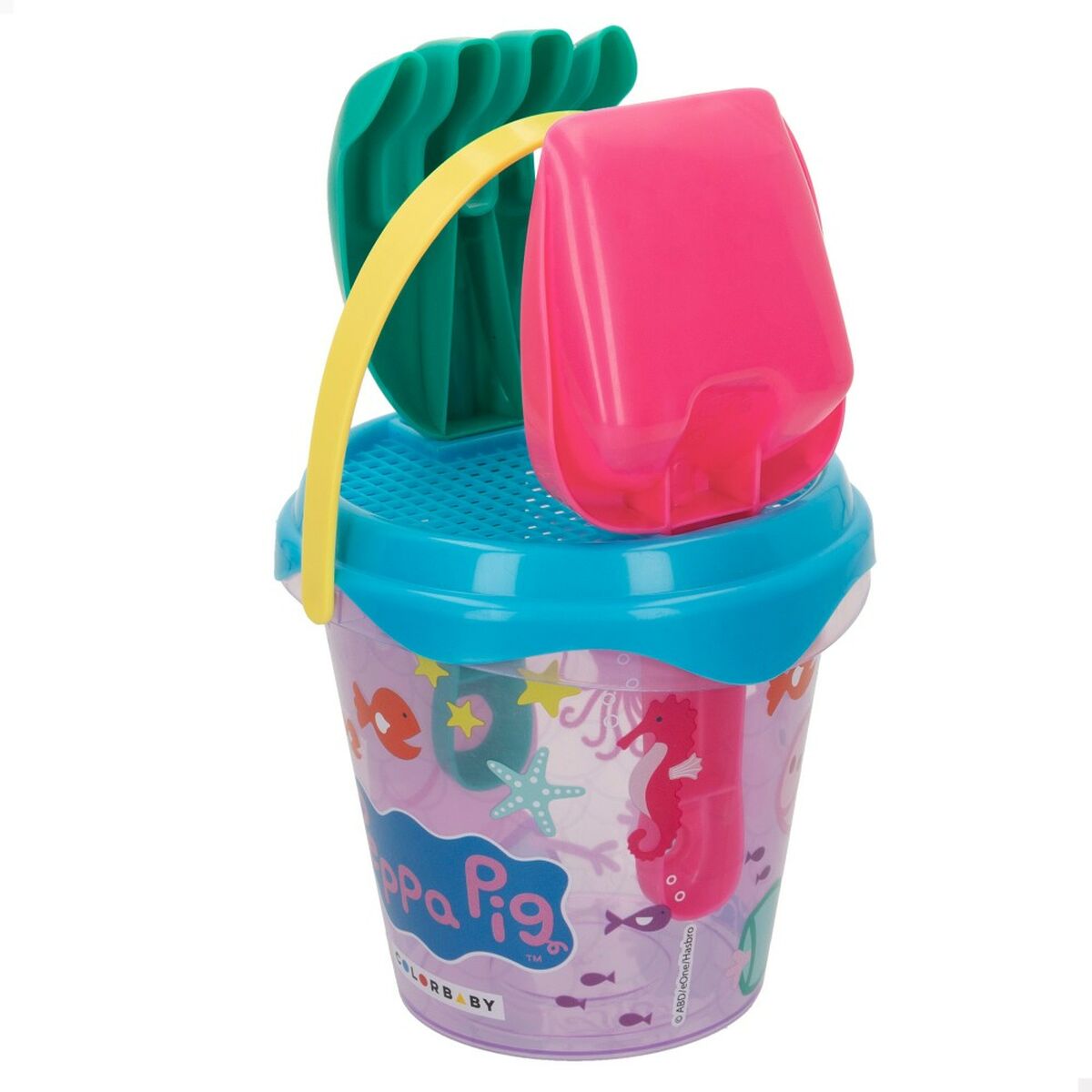 Strandleksaker set Peppa Pig 14 x 12,5 x 14 cm (24 antal) - 3