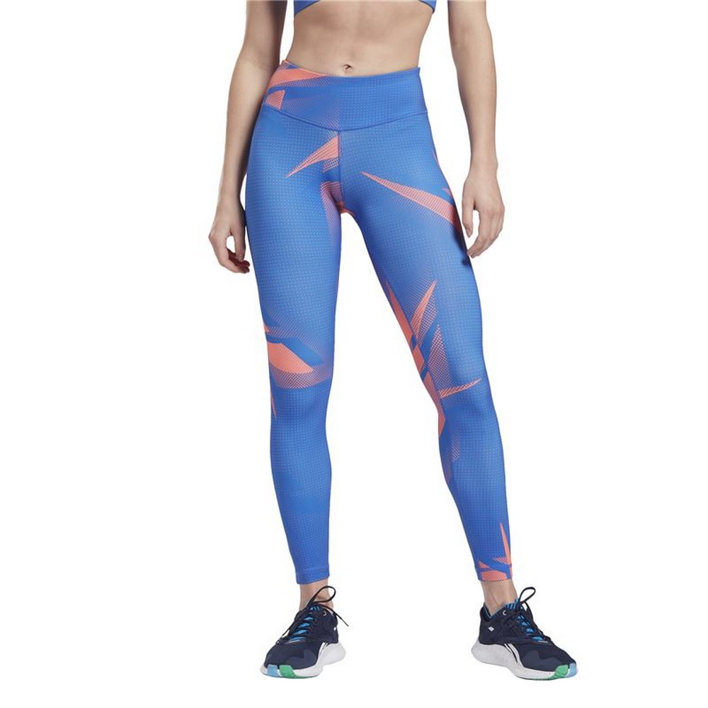 Sport-leggings, Dam Reebok MYT Printed Blå - 3