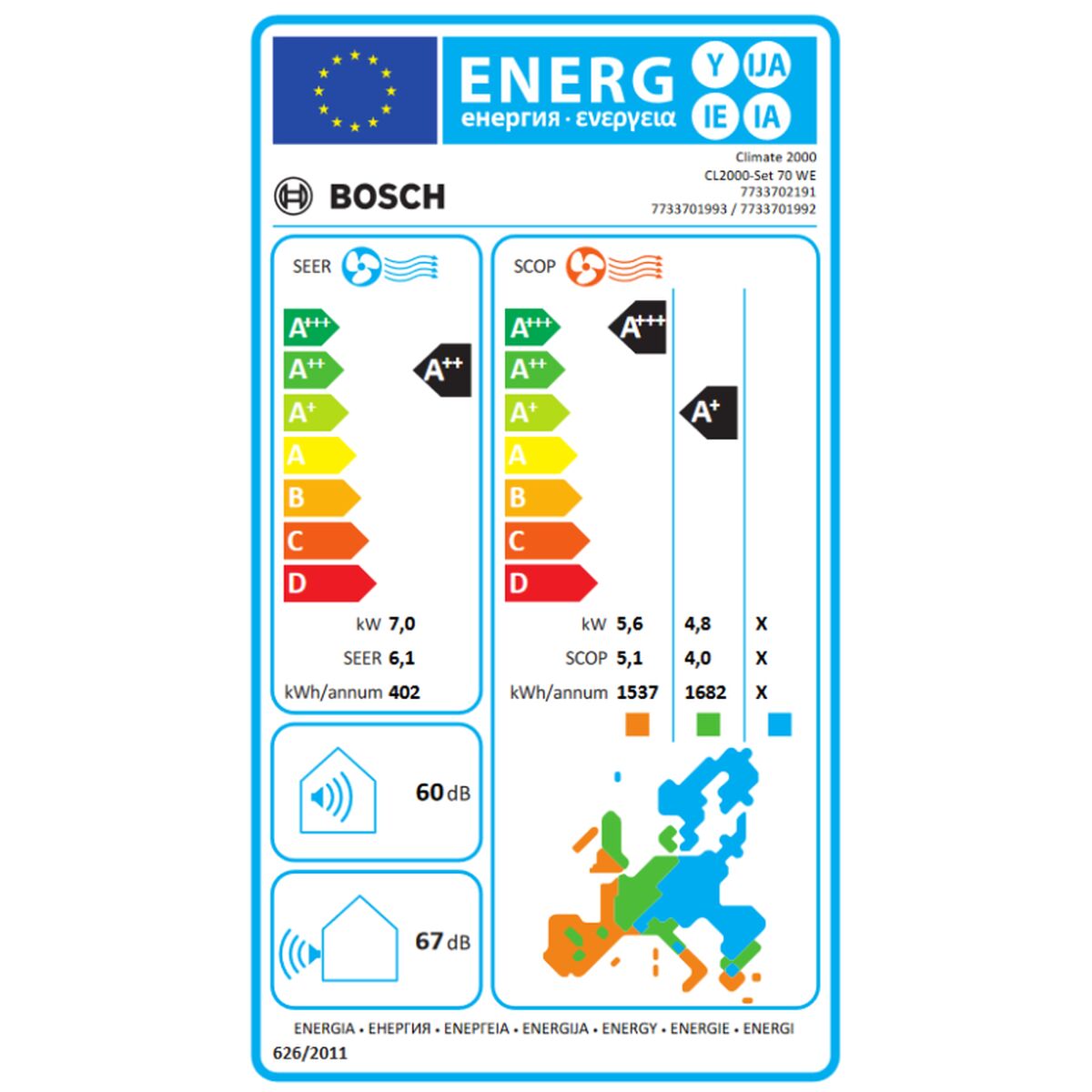 Luftkonditionering BOSCH CLIMATE 2000 - 3
