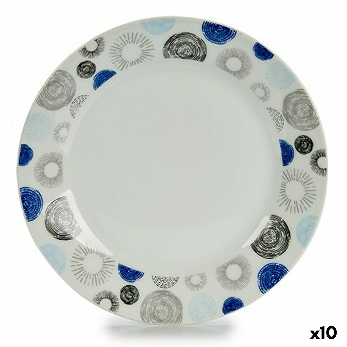 Dessert   Cirklar Porslin 19 x 2 x 19 cm (10 antal) - 3