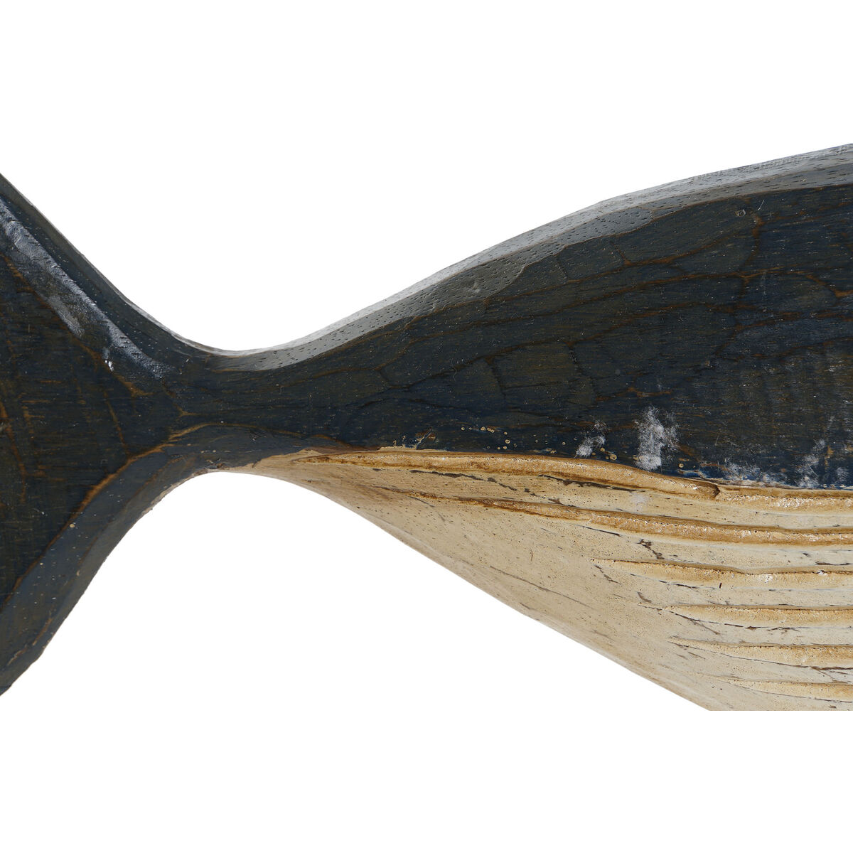Prydnadsfigur Home ESPRIT Vit Marinblå Val 40 x 7 x 12 cm - 3