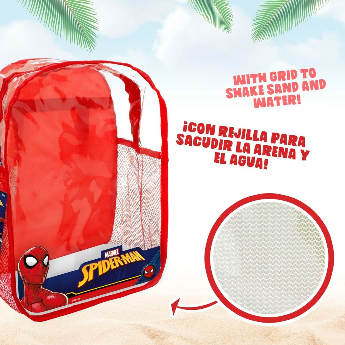 Strandleksaker set Spider-Man 18 x 16 x 18 cm (12 antal) - 4