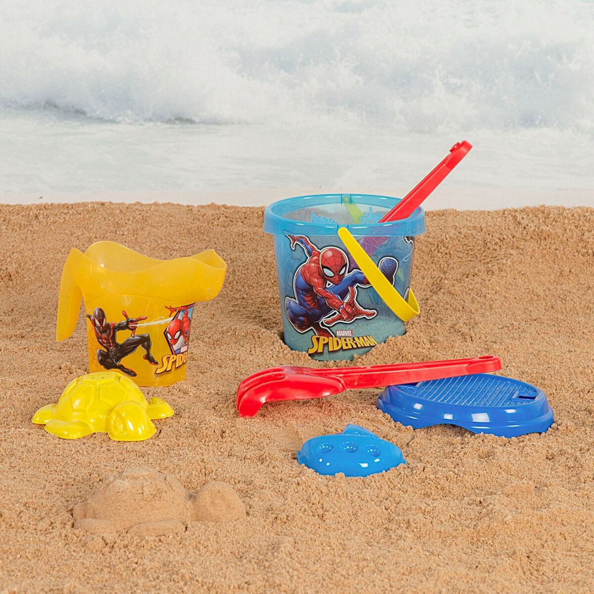 Strandleksaker set Spider-Man 18 x 16 x 18 cm (12 antal) - 3