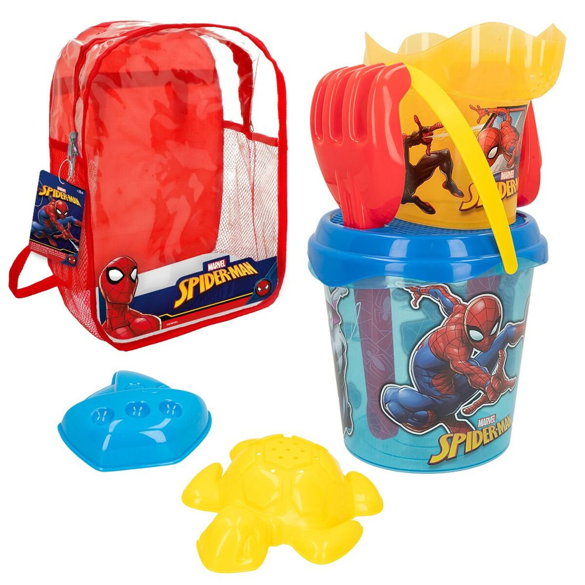 Strandleksaker set Spider-Man 18 x 16 x 18 cm (12 antal) - 9