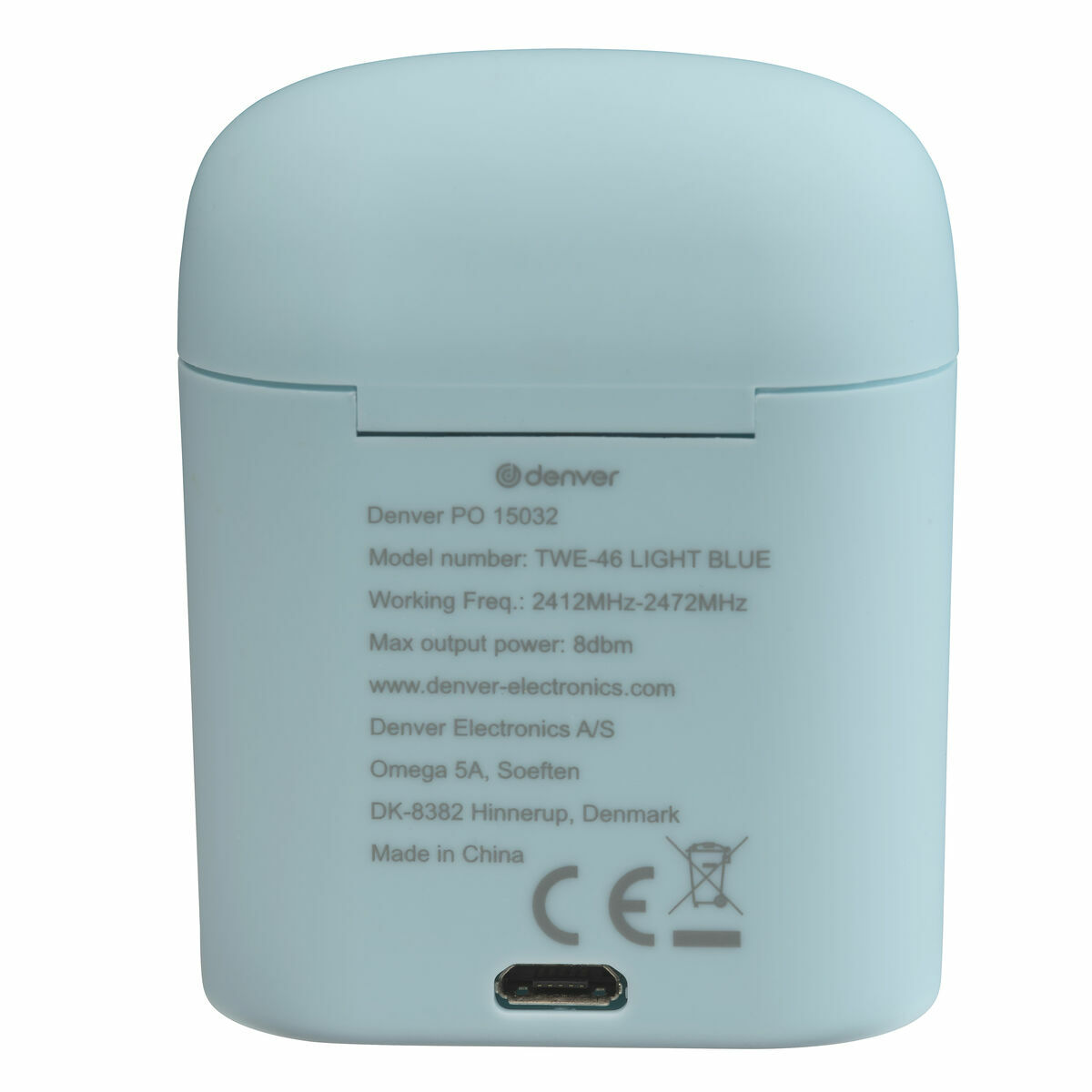 Bluetooth Hörlurar Denver Electronics TWE-46LIGHTBLUE Blå - 3
