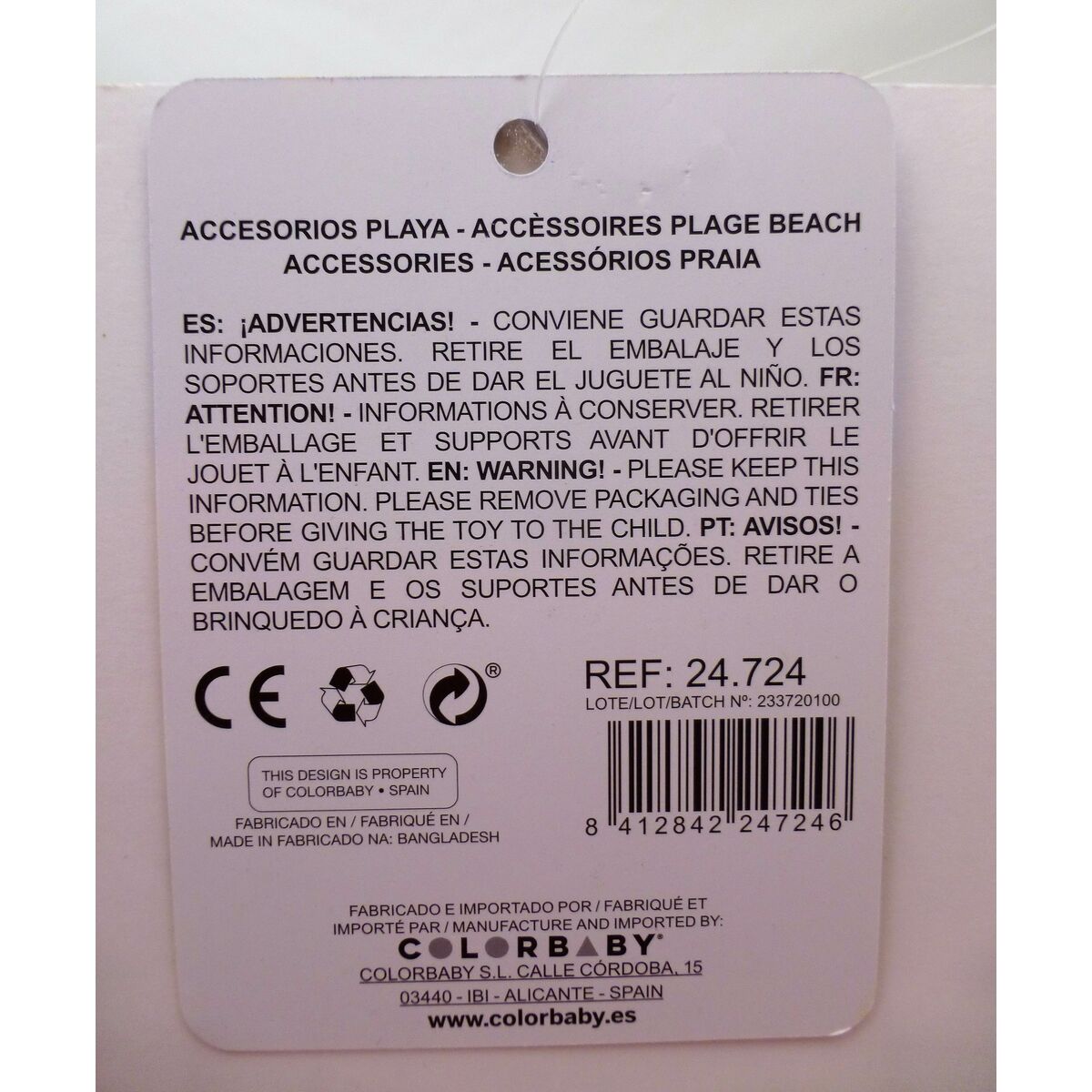 Strandleksaker set Colorbaby Hink för Stranden (5 pcs) - 3